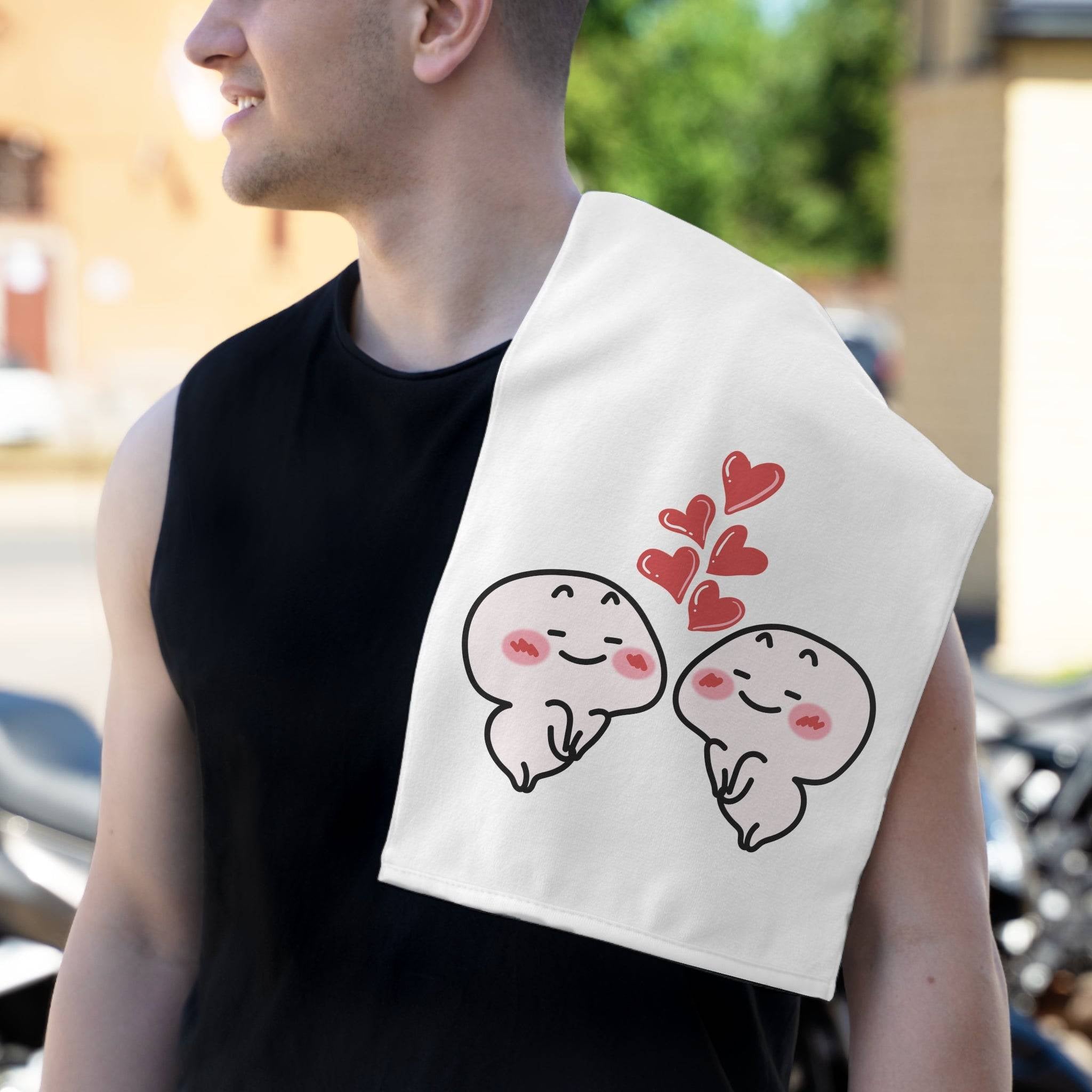 Too Cute | Mix & Match Soft Fun-Flirty Lovers’ Towels
