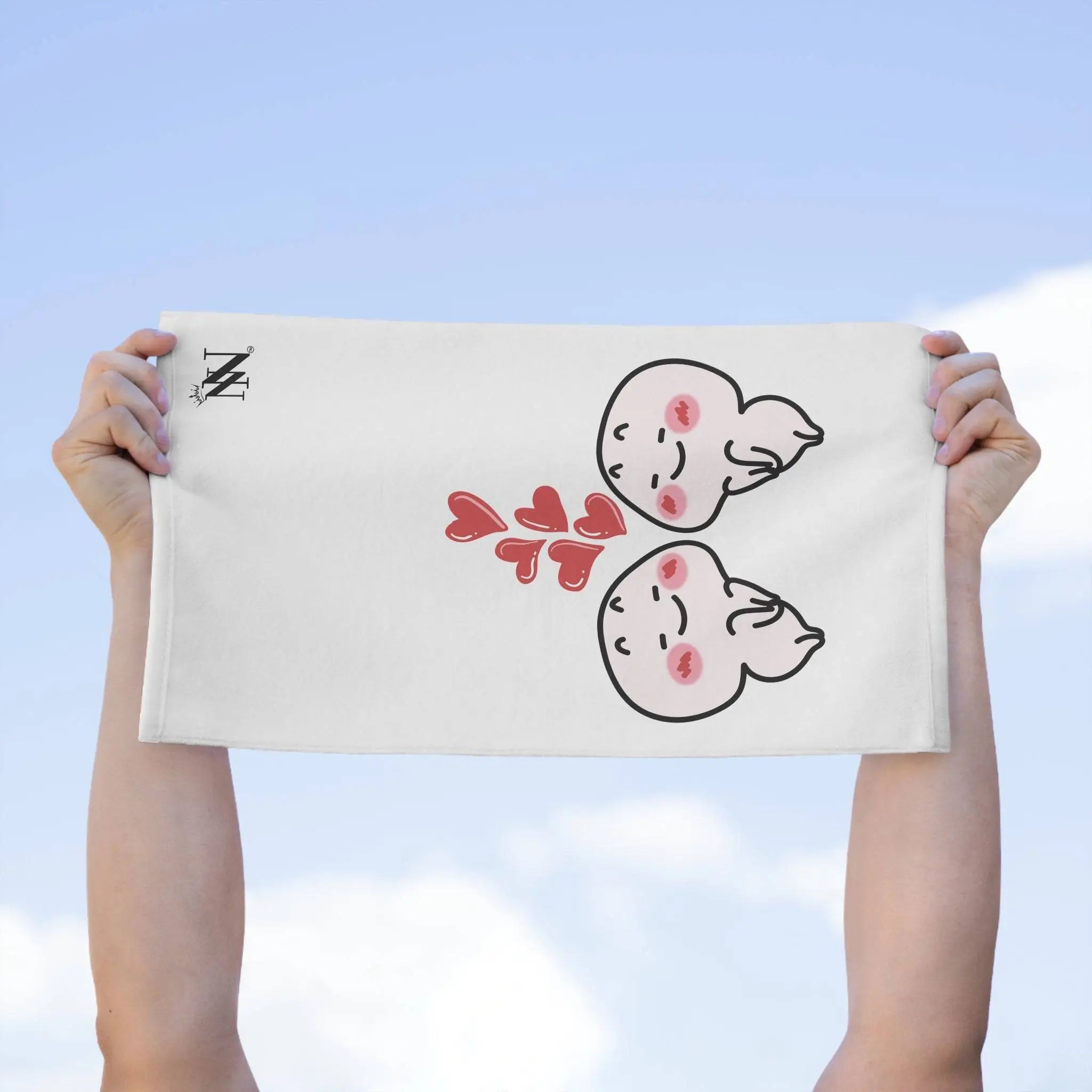 Too Cute | Mix & Match Soft Fun-Flirty Lovers’ Towels