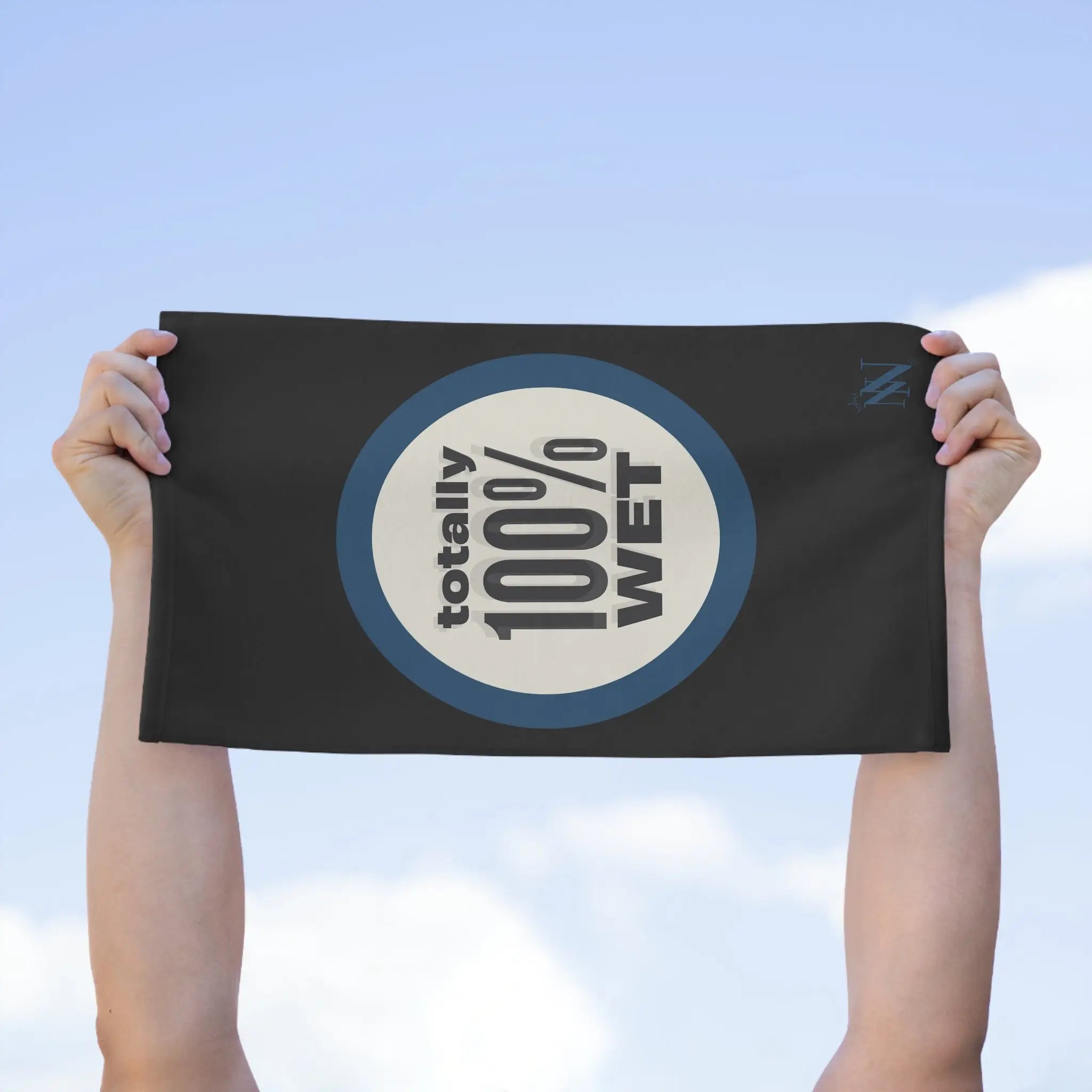 Totally 100% Wet Black | Mix & Match Soft Fun-Flirty Lovers’ Towels