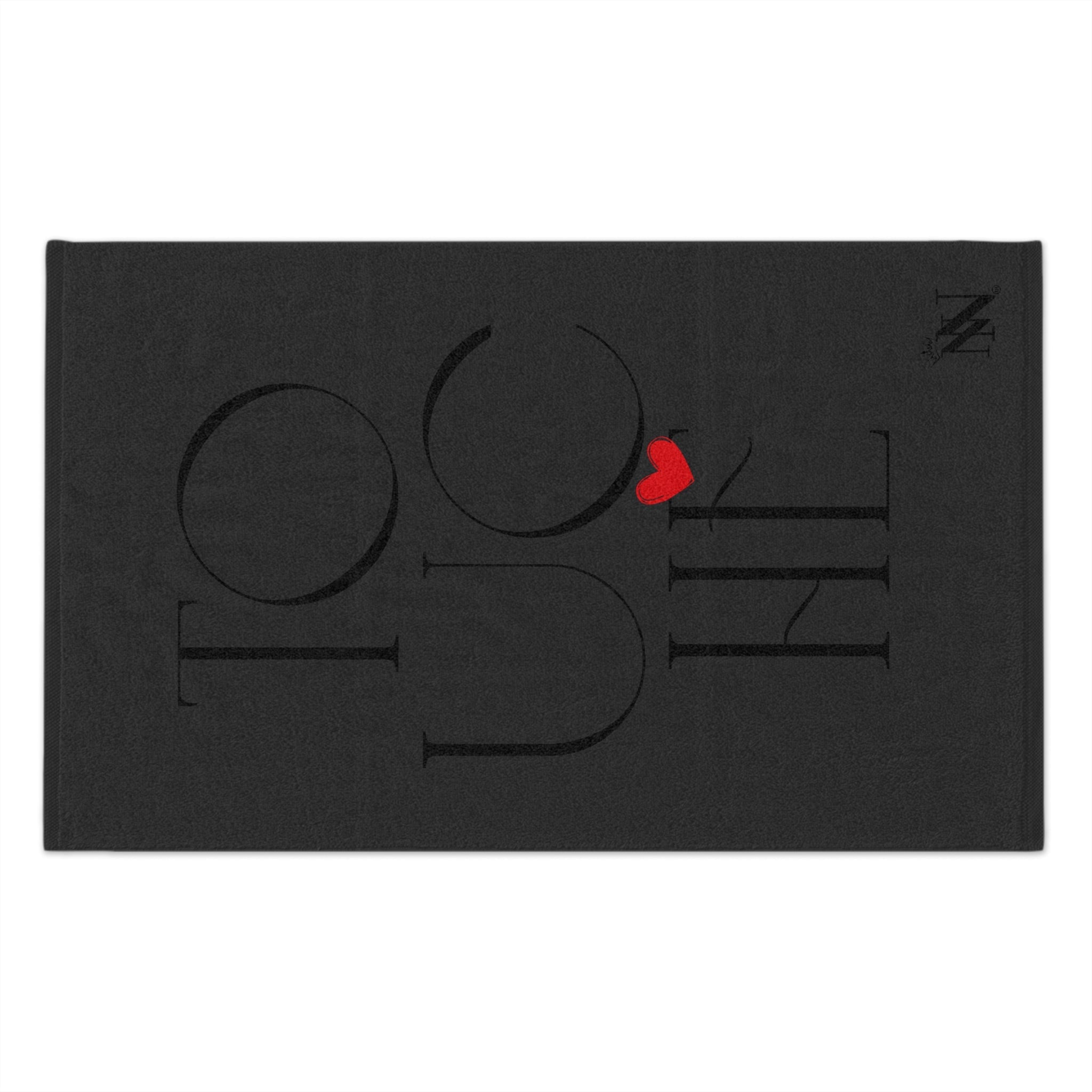 Touché Dark Grey | Mix & Match Soft Fun-Flirty Lovers’ Towels