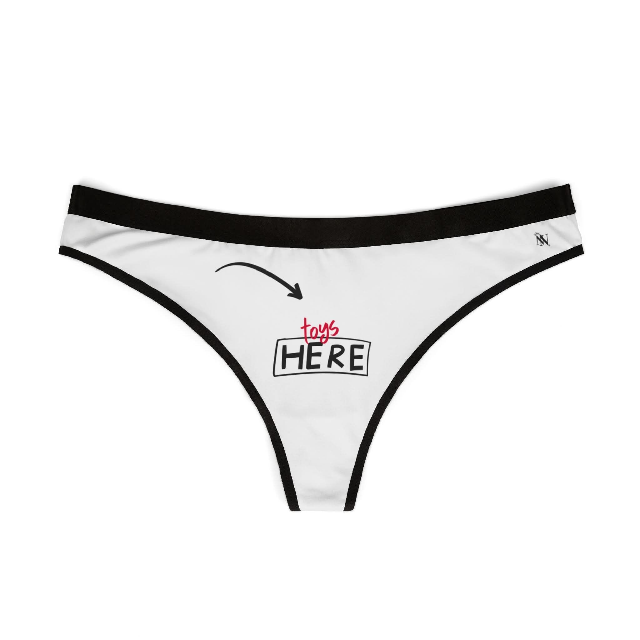 Toys Here Mix Match Women’s Thong Sex Panties | Playful Gifts