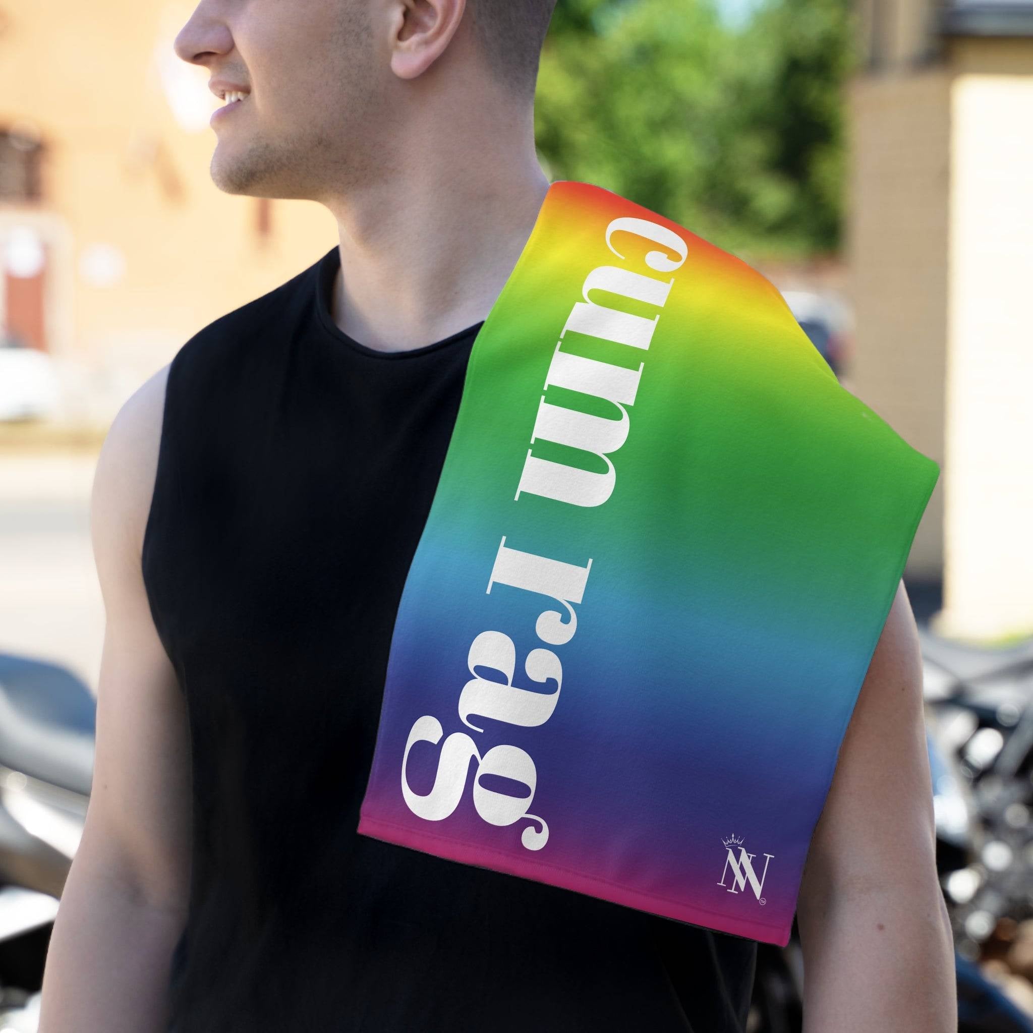 Traditional Rainbow Cum Rag | Mix & Match Soft Fun-Flirty Lovers’ Towels