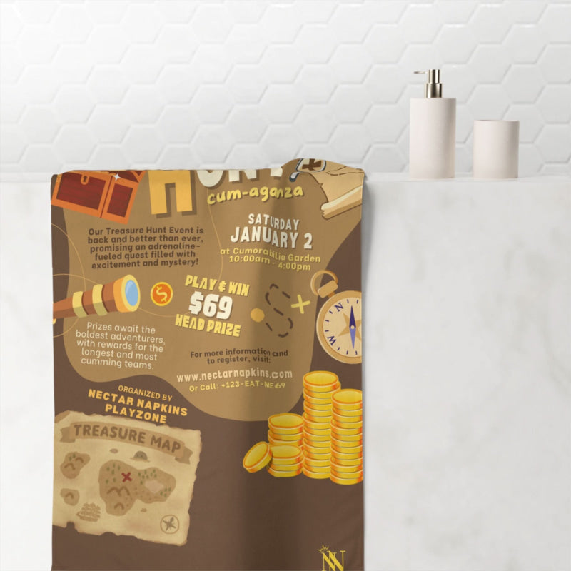 Treasure Hunt | Mix & Match Naughty XL Fun-Flirty Lovers’ Towels