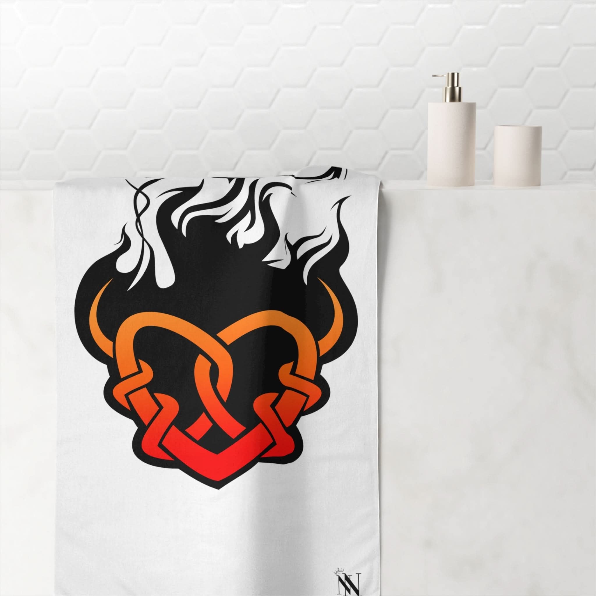Tribal Flame | Mix & Match Naughty XL Fun-Flirty Lovers’ Towels