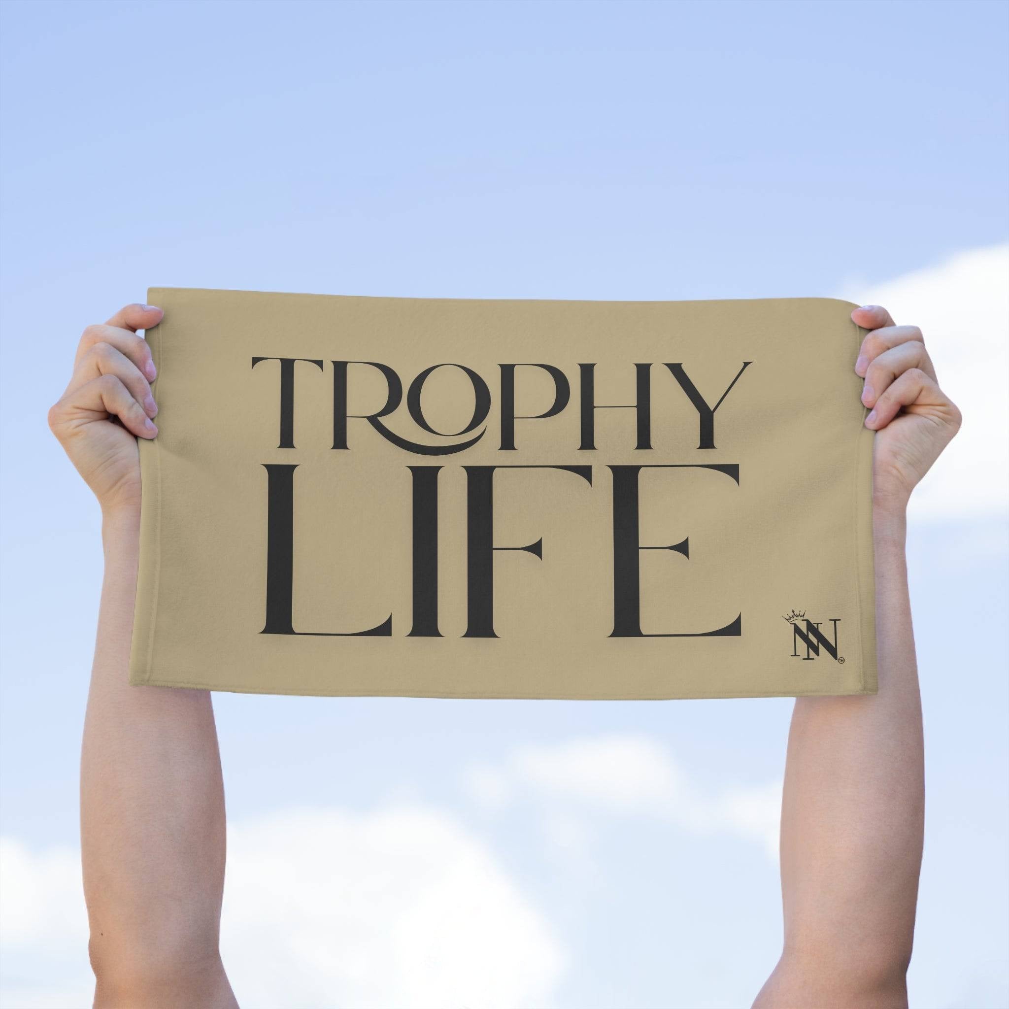 Trophy Life Gold Mix & Match Soft Sex Towels | Naughty Lovers’ Gifts
