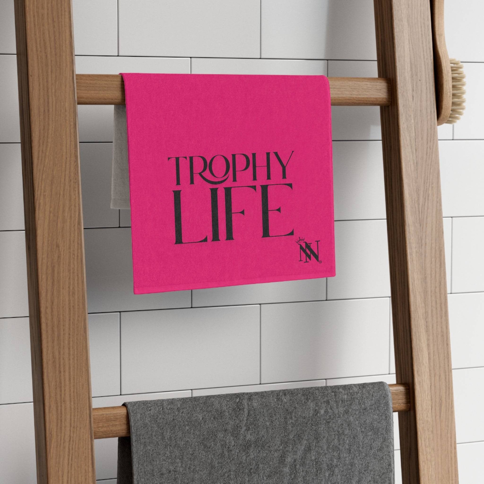 Trophy Life Hubs Pink Shareable Mix & Match Soft Sex Towels | Naughty Lovers’ Gifts
