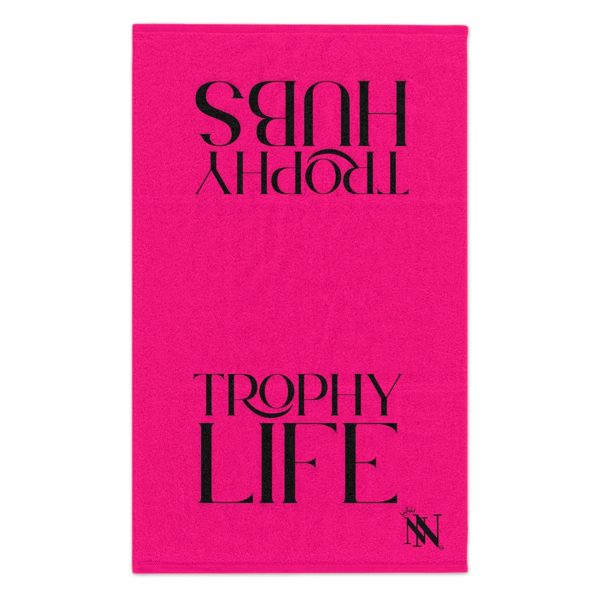 Trophy Life Hubs Pink Shareable Mix & Match Soft Sex Towels | Naughty Lovers’ Gifts