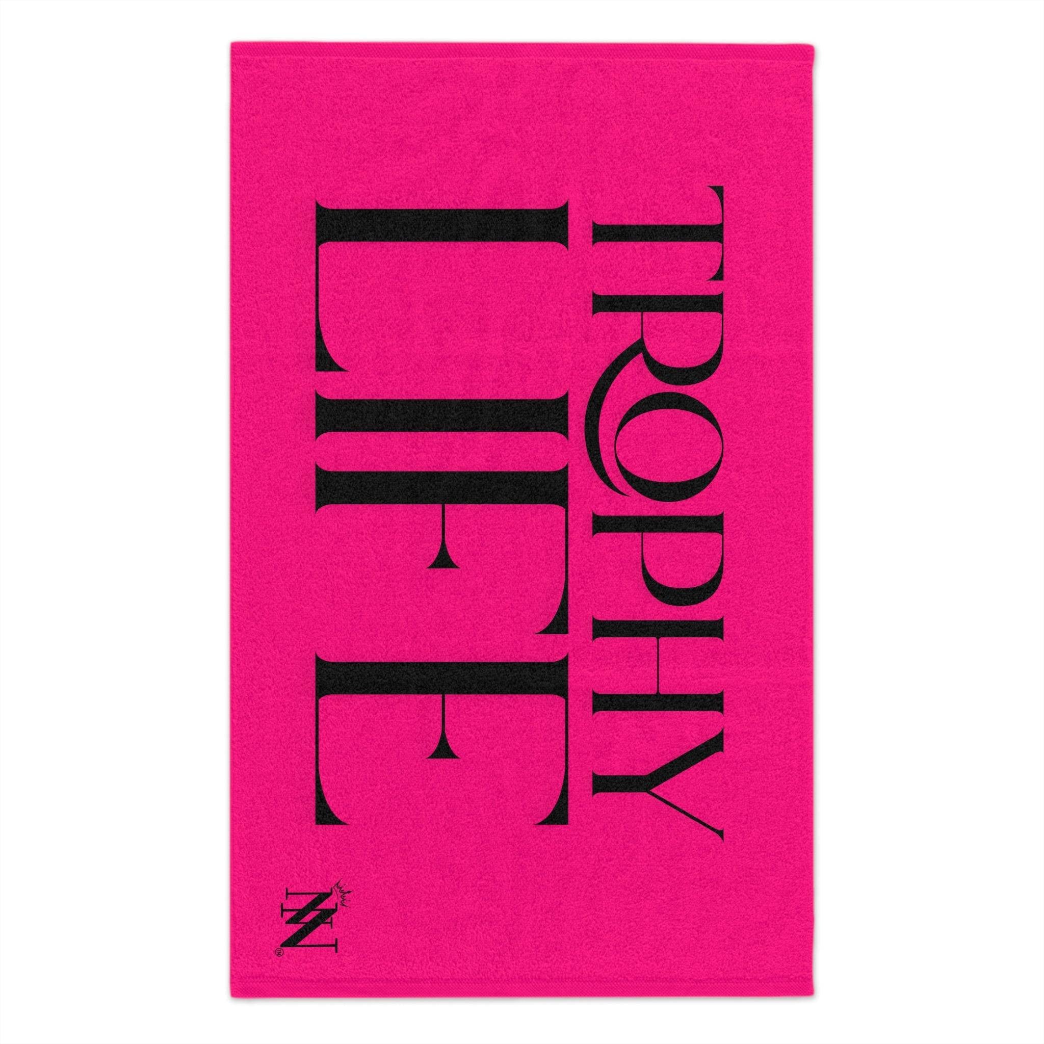 Trophy Life Pink Mix & Match Soft Sex Towels | Naughty Lovers’ Gifts