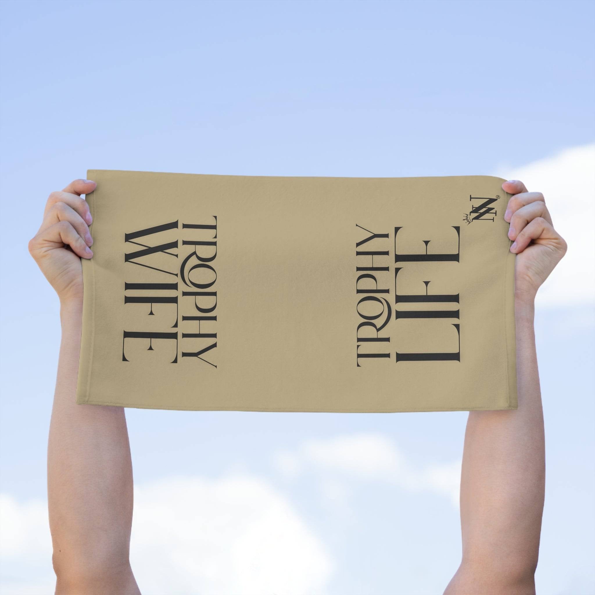 Trophy Life Wife Gold Shareable Mix & Match Soft Sex Towels | Naughty Lovers’ Gifts