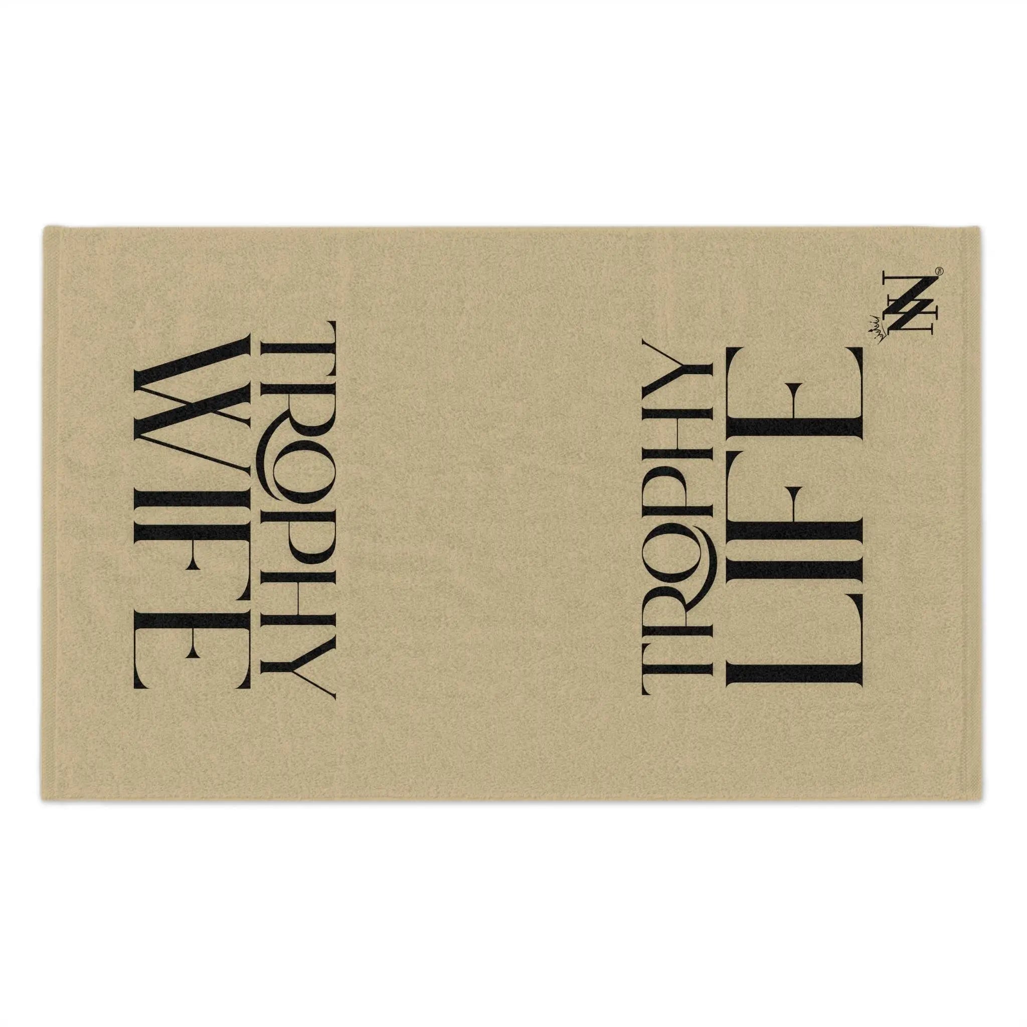 Trophy Life Wife Gold Shareable Mix & Match Soft Sex Towels | Naughty Lovers’ Gifts