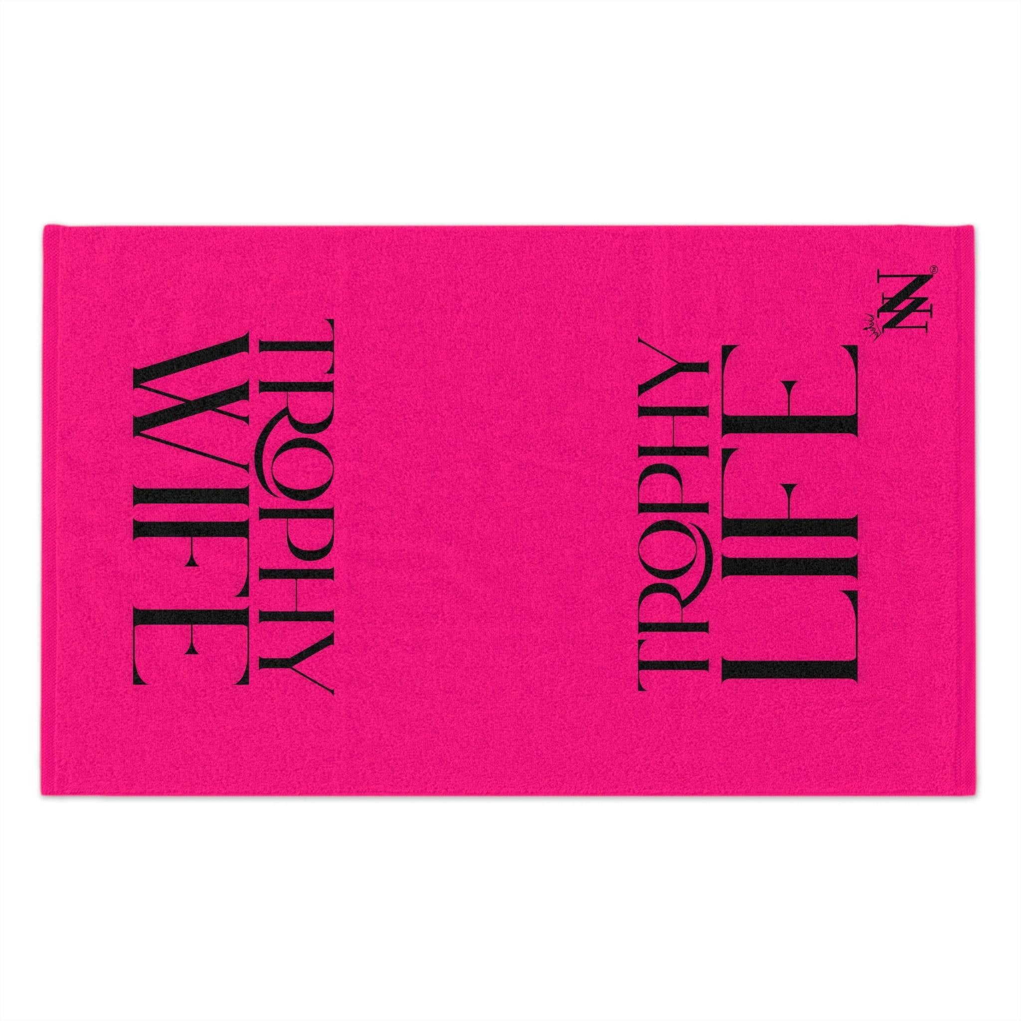 Trophy Life Wife Pink Shareable Mix & Match Soft Sex Towels | Naughty Lovers’ Gifts