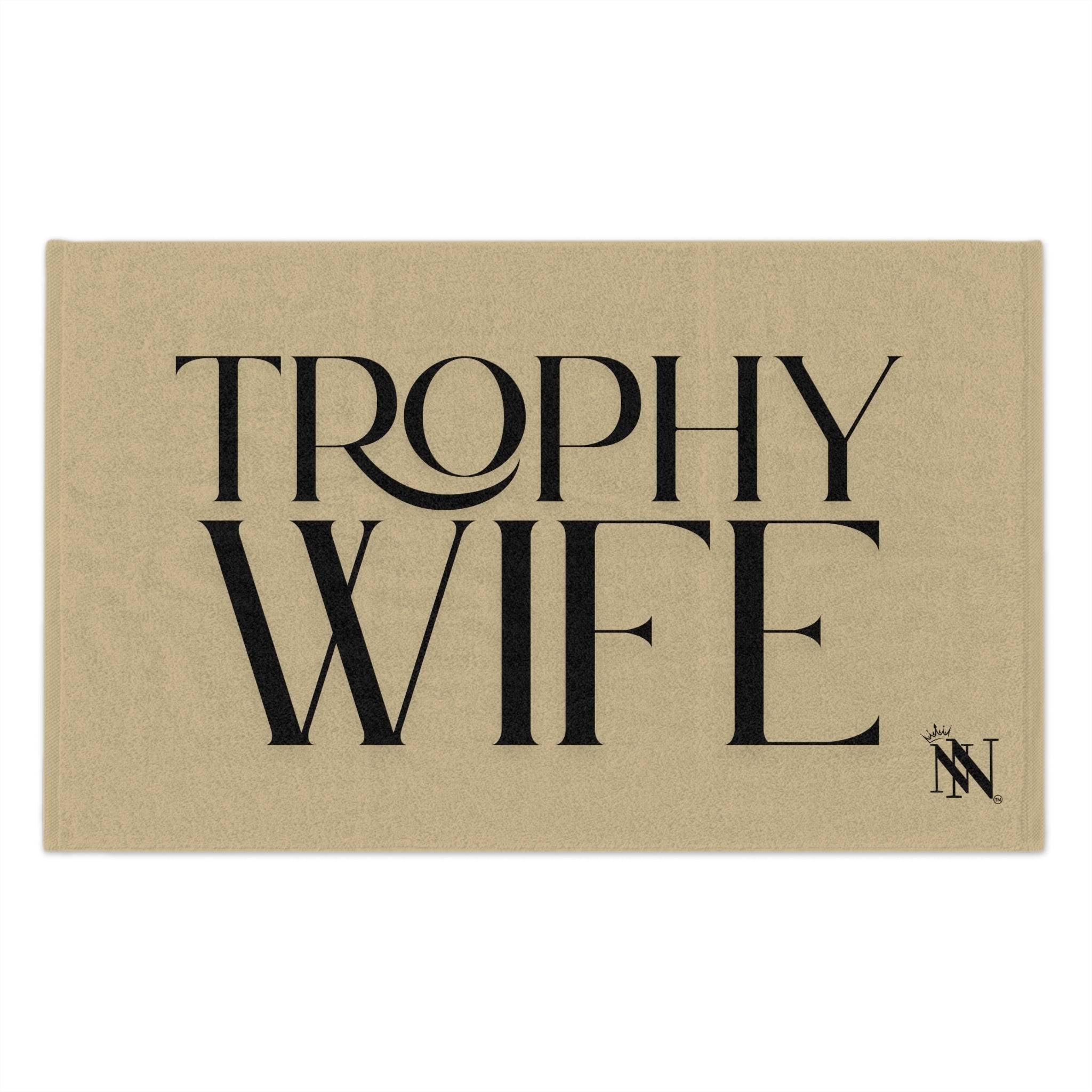 Trophy Wife Gold Mix & Match Soft Sex Towels | Naughty Lovers’ Gifts