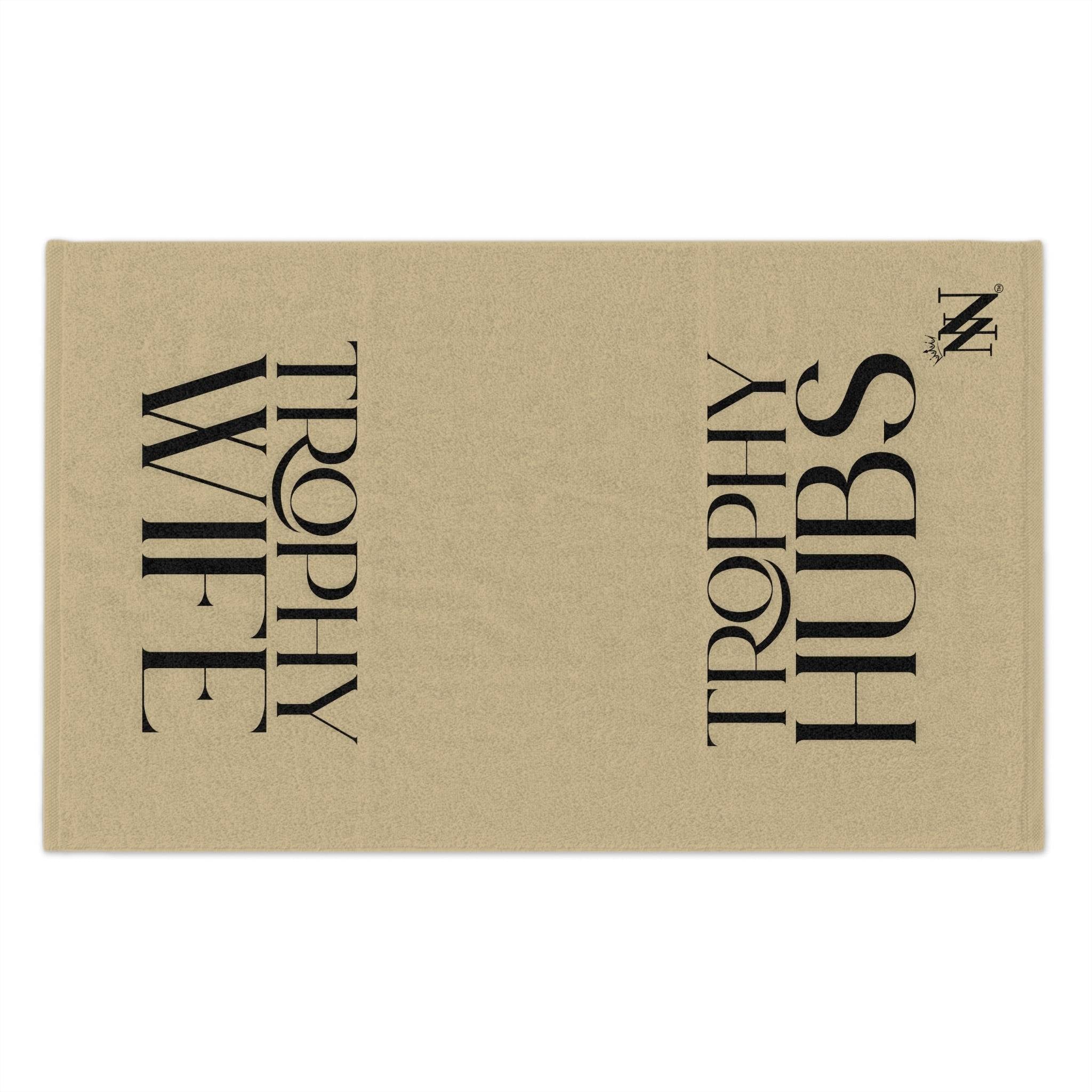 Trophy Wife Hubs Gold Shareable Mix & Match Soft Sex Towels | Naughty Lovers’ Gifts