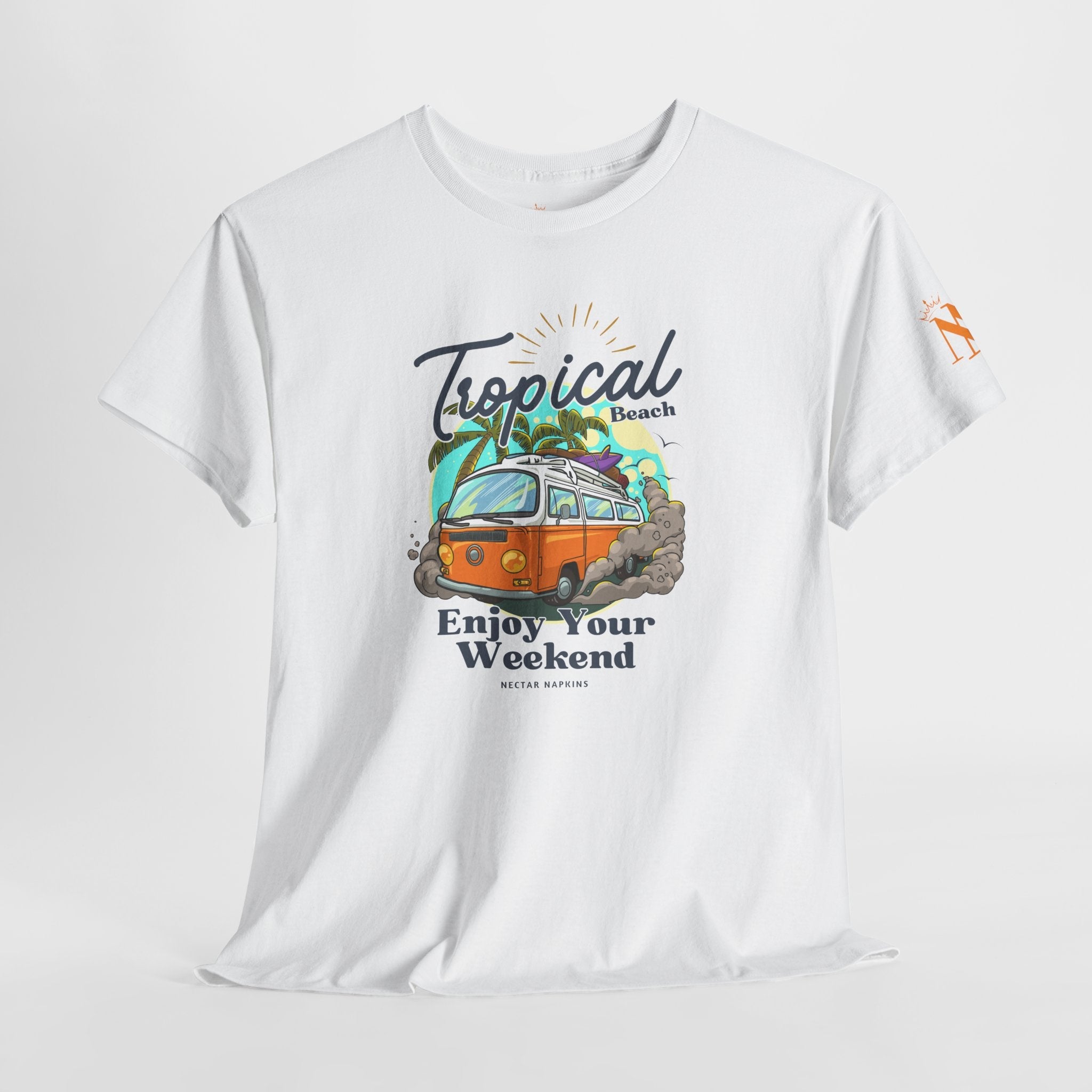 Tropical Beach | Mix & Match Cotton Unisex Fun-Flirty Lovers’ T-Shirts