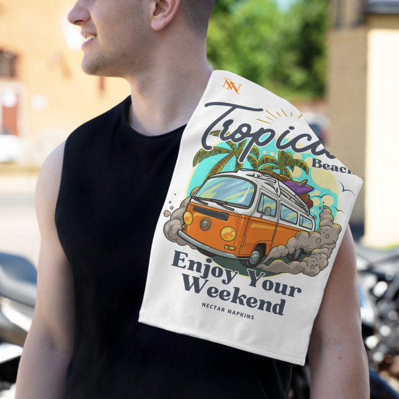 Tropical Beach | Mix & Match Soft Fun-Flirty Lovers’ Towels