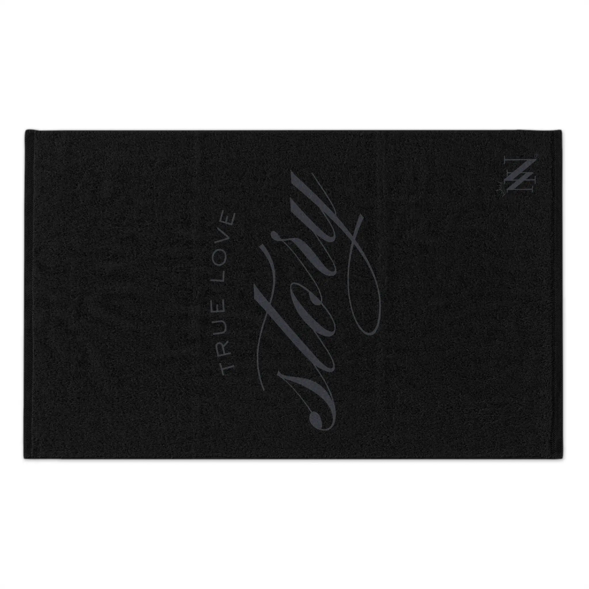 True Love Story Black | Mix & Match Soft Fun-Flirty Lovers’ Towels