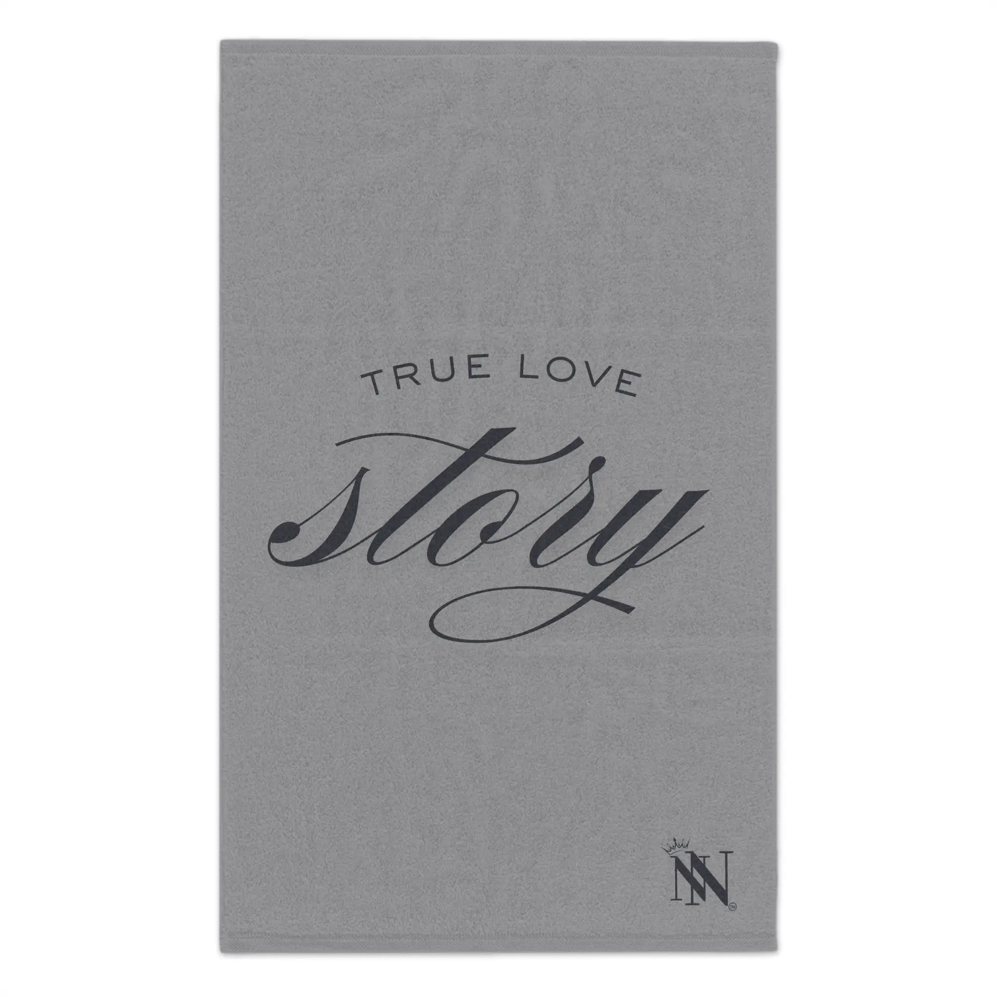 True Love Story Grey | Mix & Match Soft Fun-Flirty Lovers’ Towels
