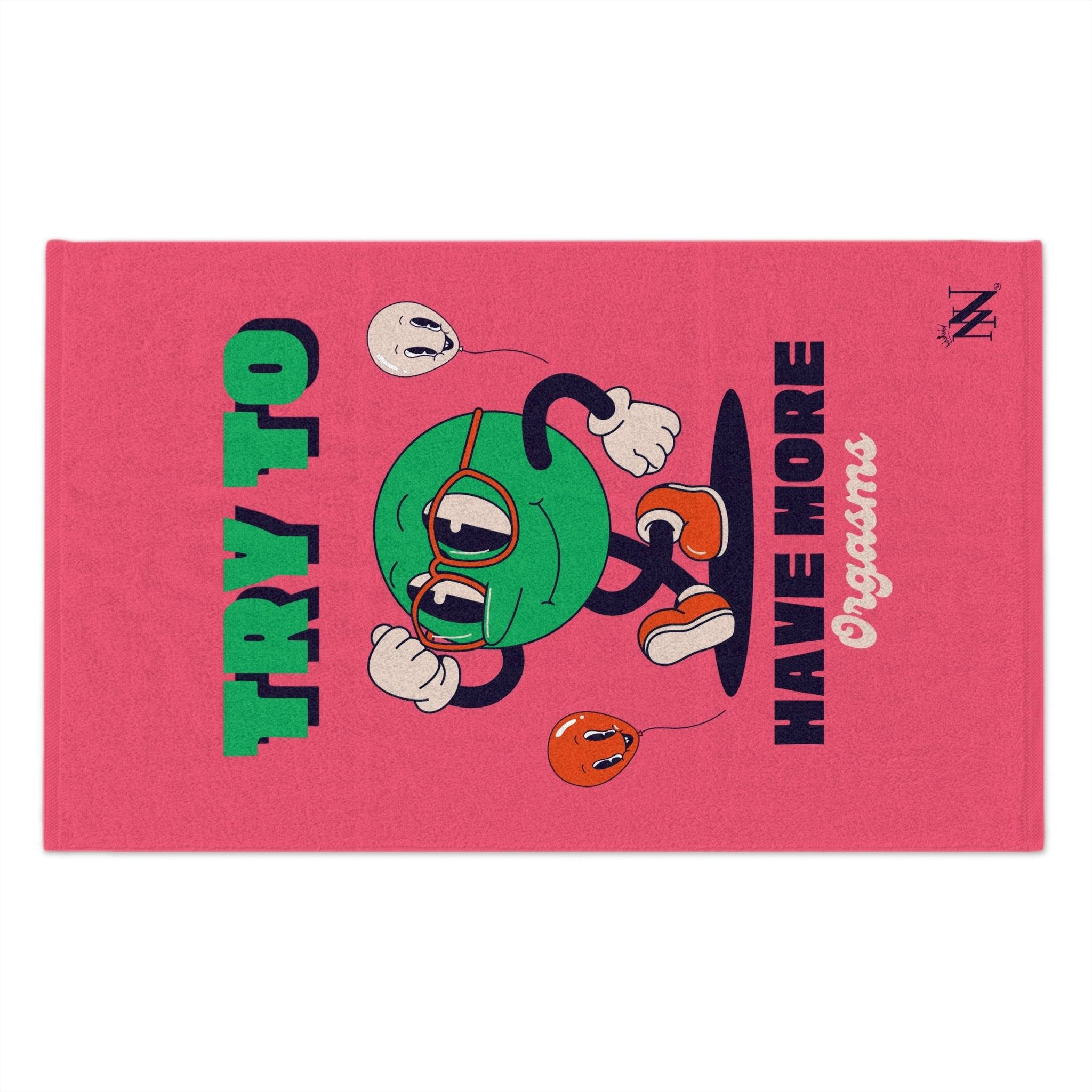 Try To Have More Orgasms | Mix & Match Soft Fun-Flirty Lovers’ Towels