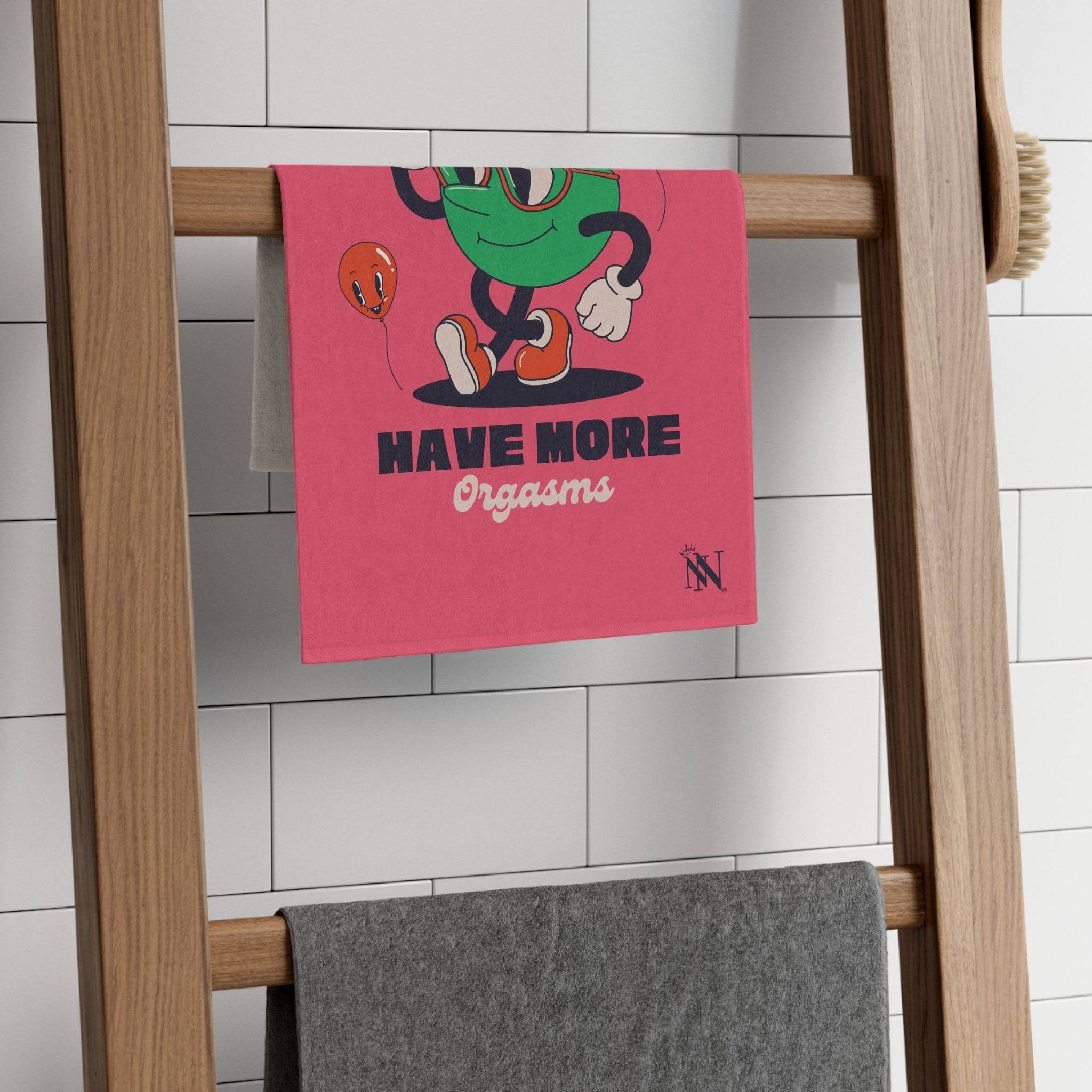 Try To Have More Orgasms | Mix & Match Soft Fun-Flirty Lovers’ Towels