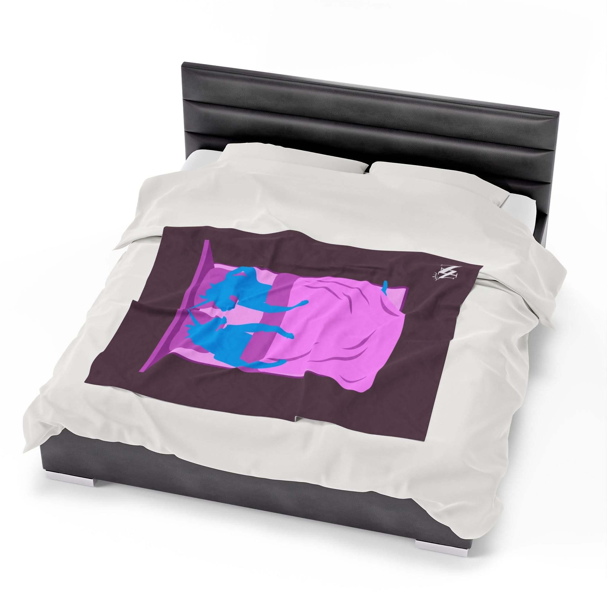Two Unicorns | Mix & Match Fun-Flirty Loversā Blankets