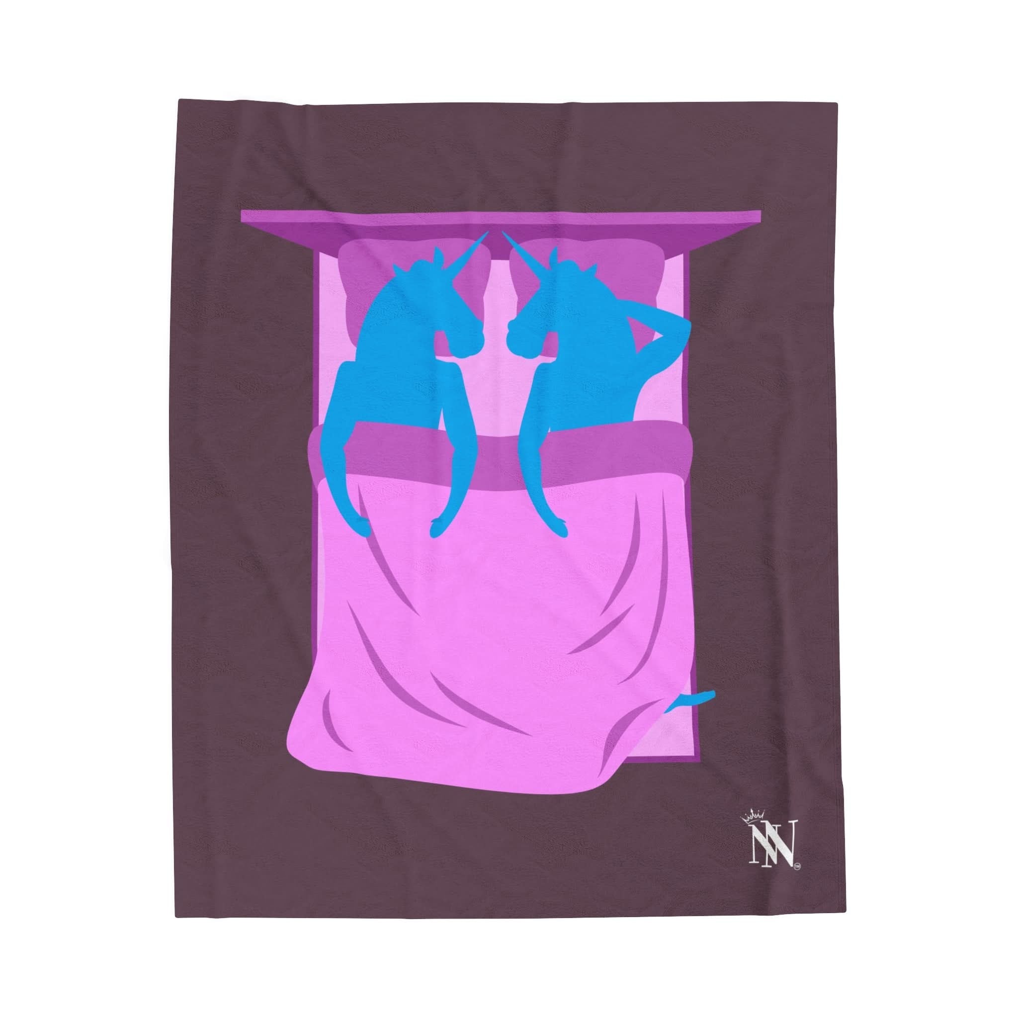 Two Unicorns | Mix & Match Fun-Flirty Loversā Blankets
