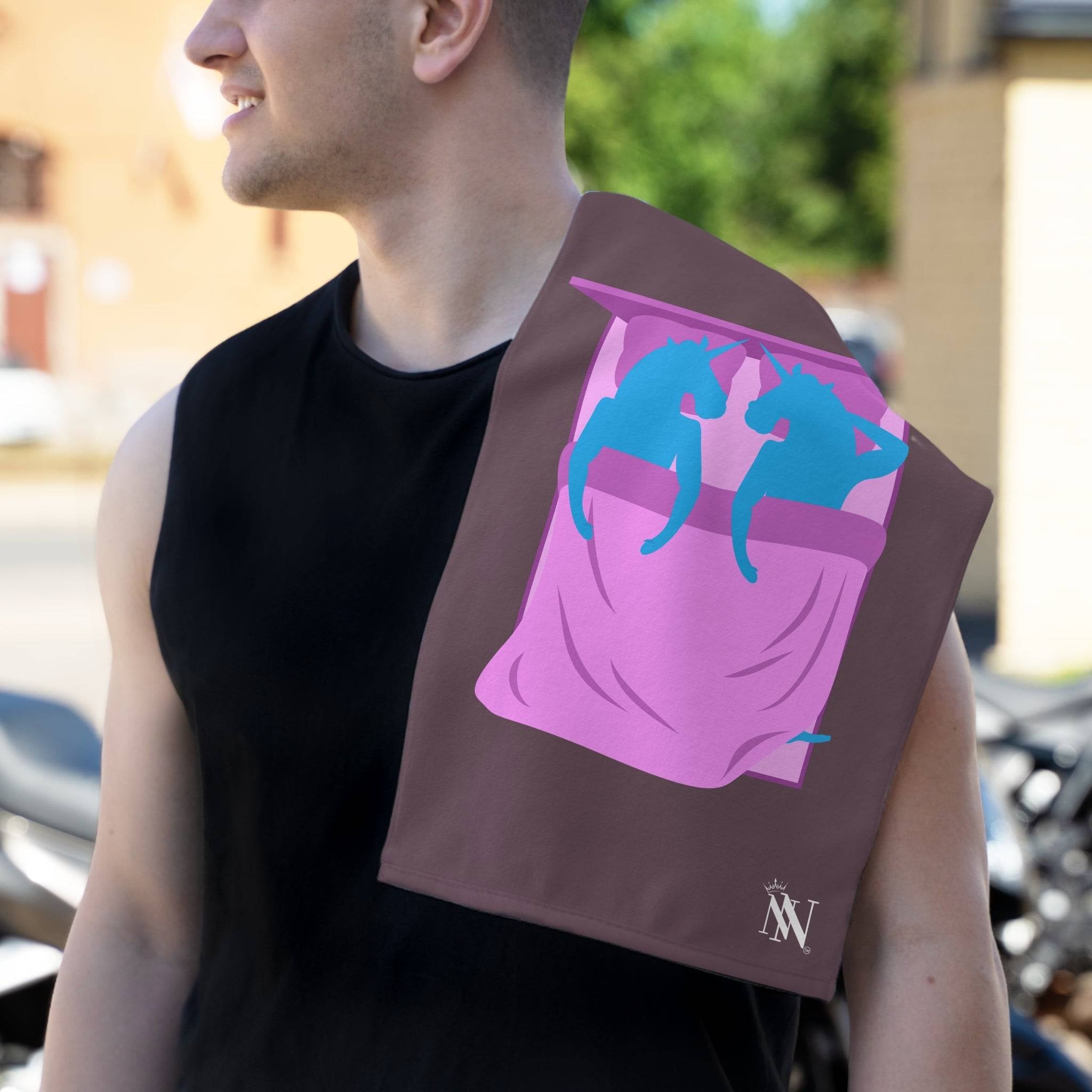 Two Unicorns | Mix & Match Soft Fun-Flirty Lovers’ Towels