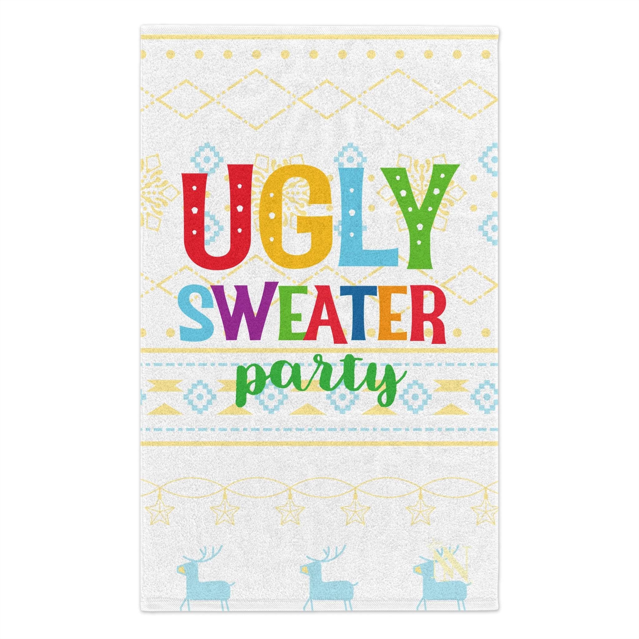 Ugly Sweater Party | Mix & Match Soft Fun-Flirty Lovers’ Towels