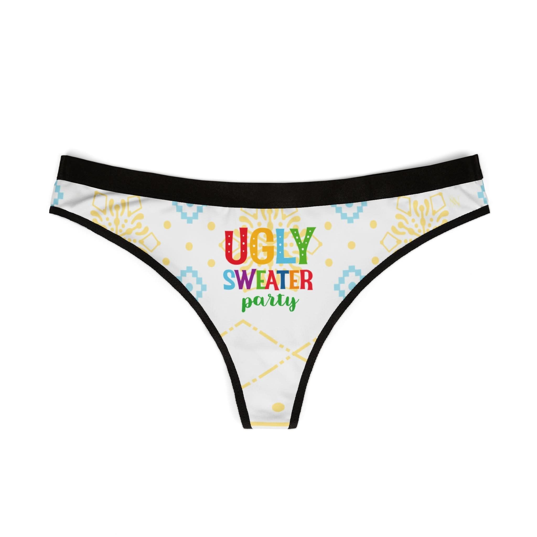 Ugly Sweater Party | Mix & Match Women’s Fun-Flirty Lovers’ Thongs