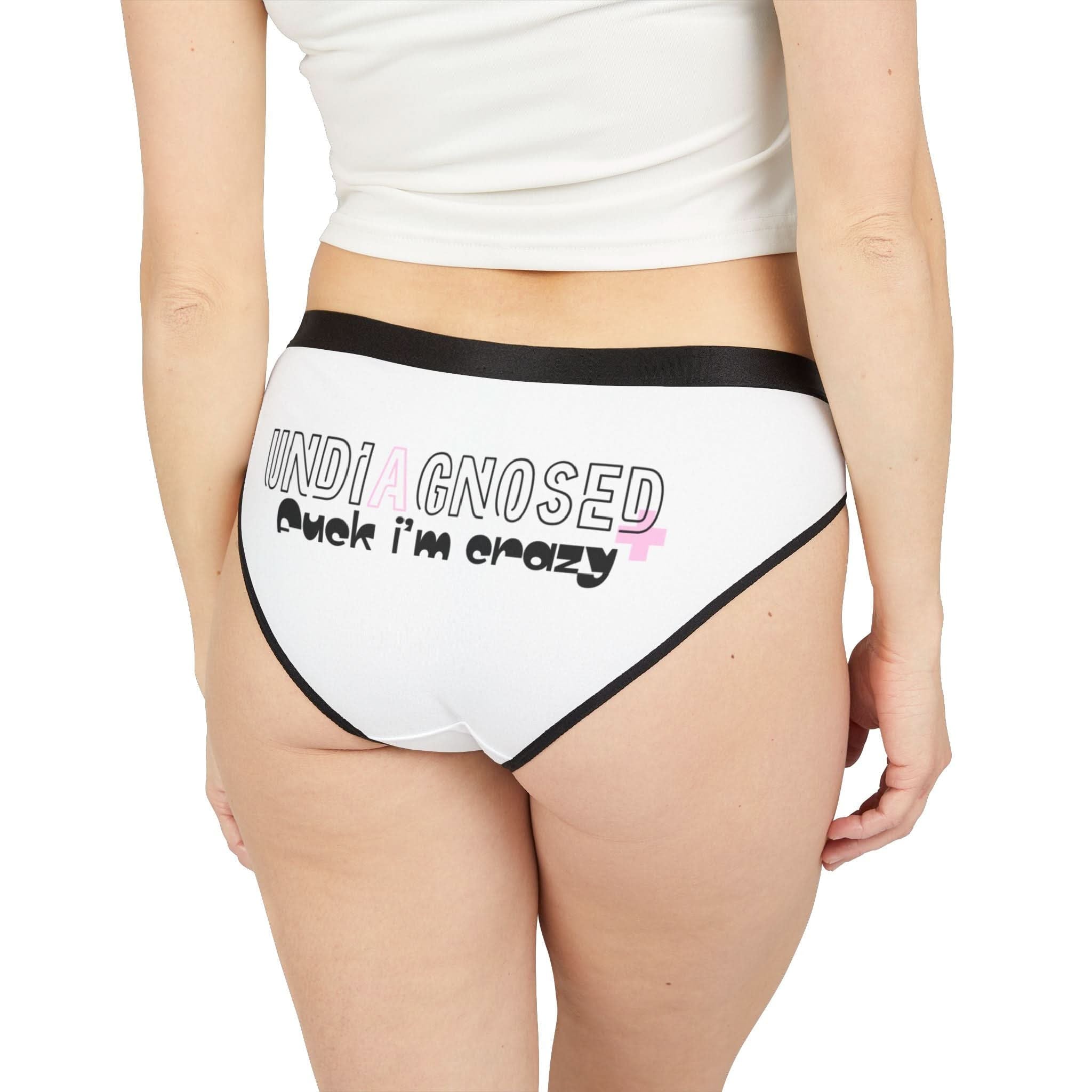 Undiagnosed Fuck I’m Crazy | Mix & Match Women’s Fun-Flirty Lovers’ Panties