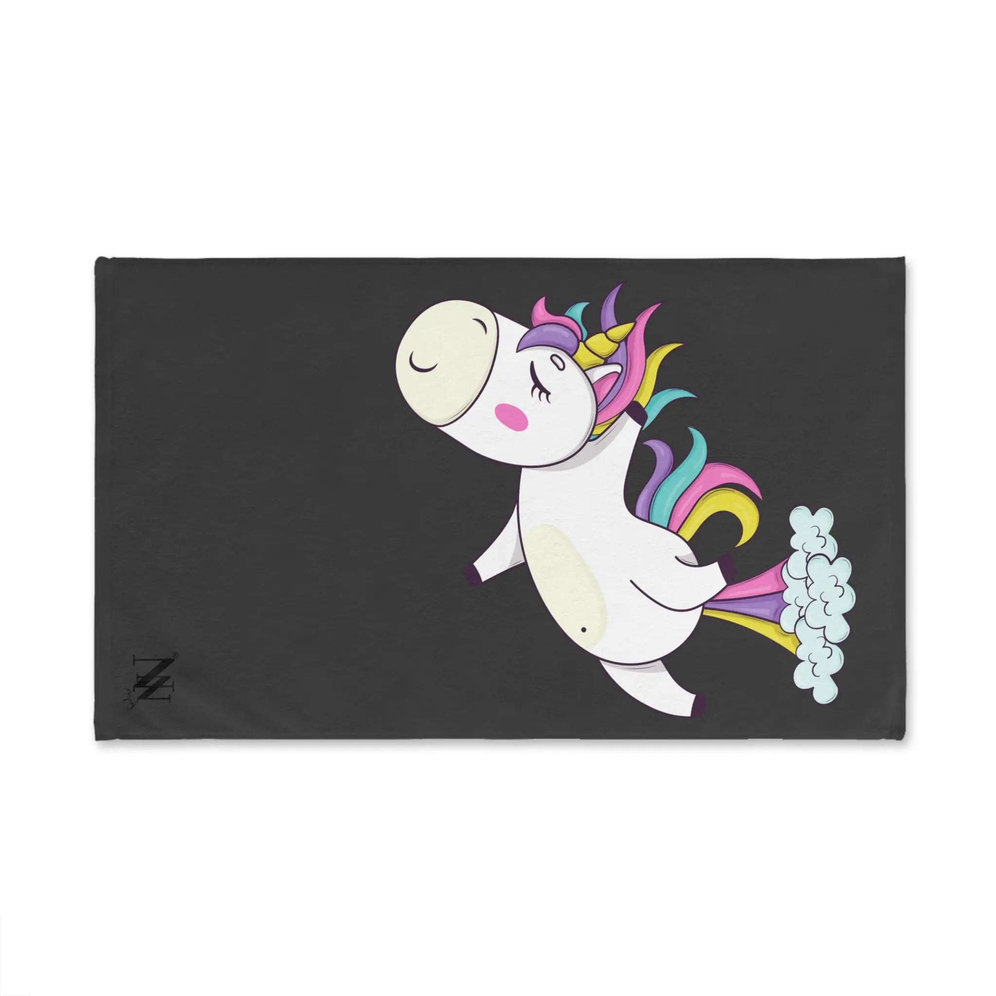 Unicorn Fart Butt Dark Grey | Mix & Match Original Fun-Flirty Lovers’ Towels