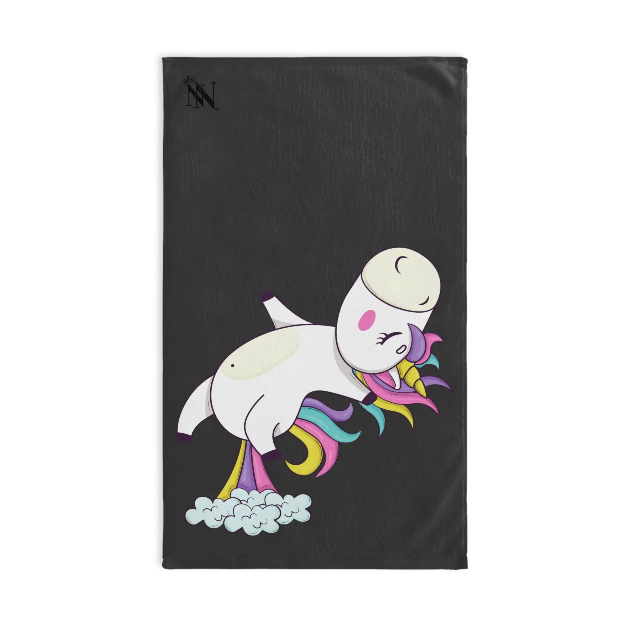Unicorn Fart Butt Dark Grey | Mix & Match Original Fun-Flirty Lovers’ Towels