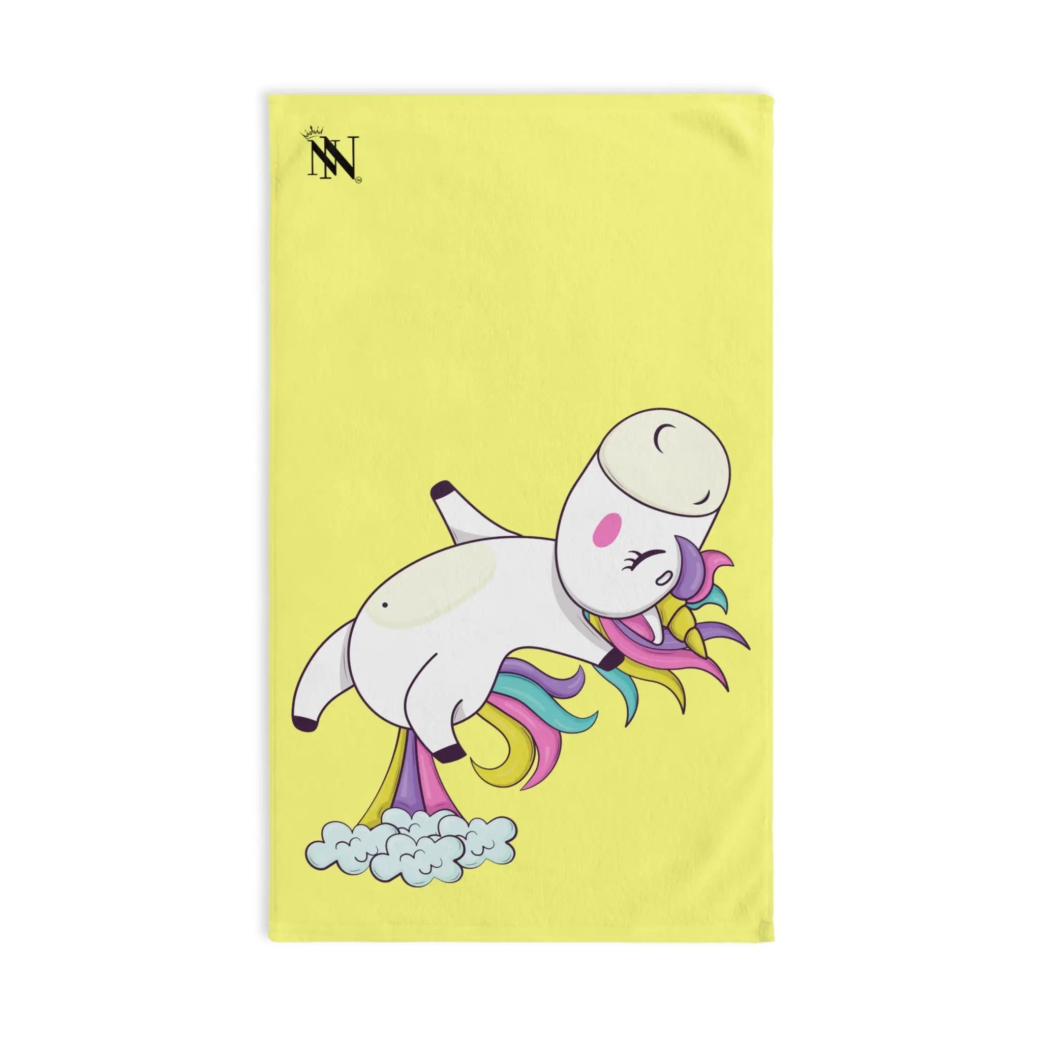 Unicorn Fart Butt Light Yellow | Mix & Match Original Fun-Flirty Lovers’ Towels