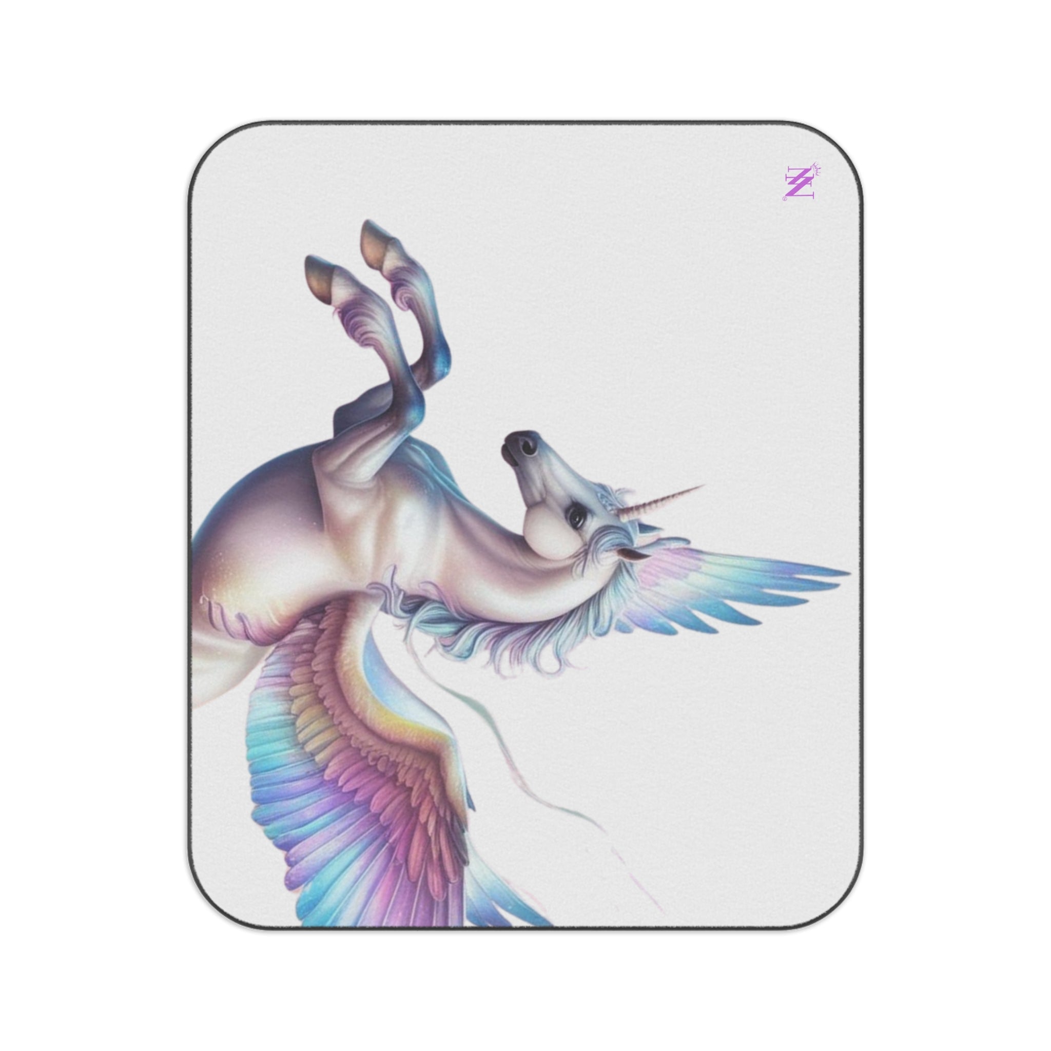Unicorn with Wings | Mix Match Fun-Flirty Lovers’ Water-Resistant Blankets