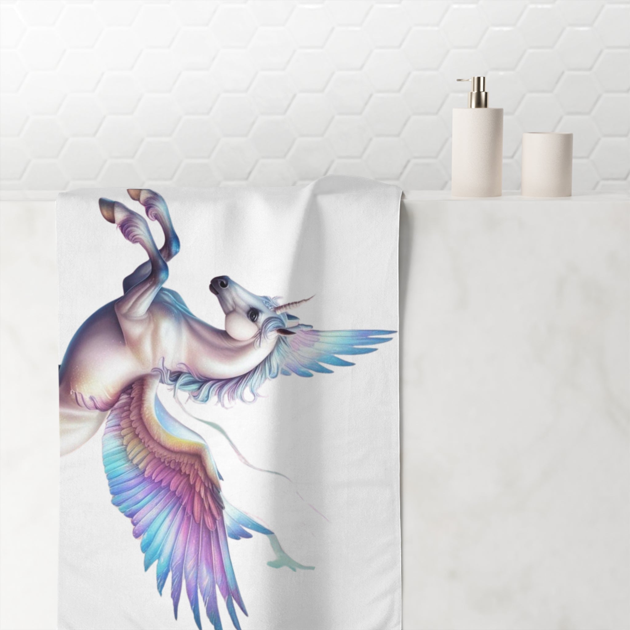 Unicorn with Wings | Mix & Match XL Fun-Flirty Lovers’ Towels