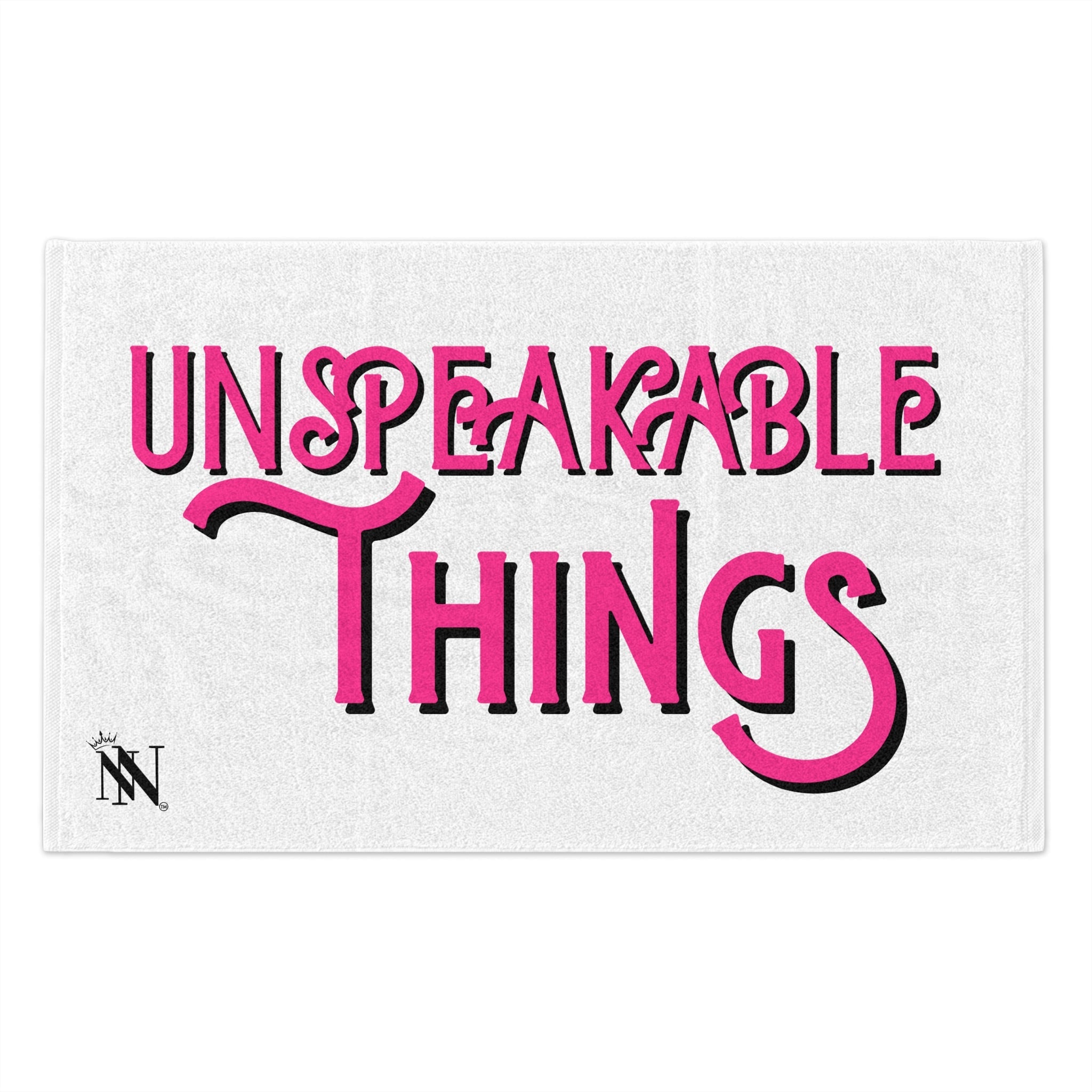 Unspeakable Things | Mix & Match Soft Fun-Flirty Lovers’ Towels