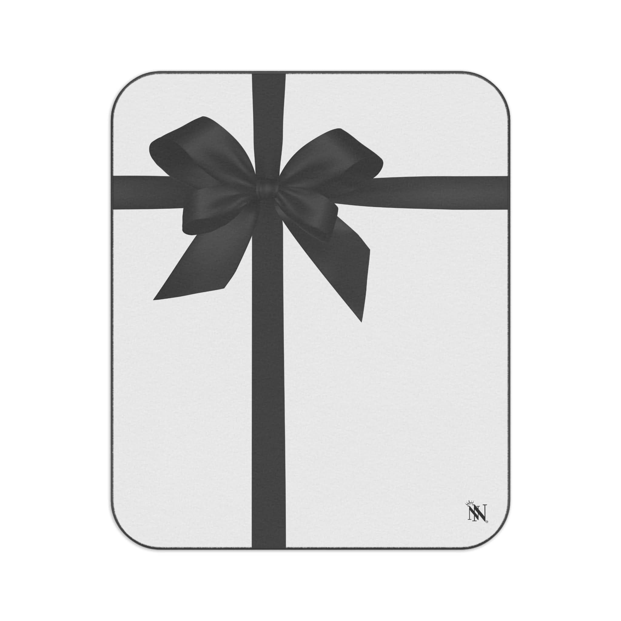 Unwrap Me Black Bow | Mix Match Fun-Flirty Lovers’ Water-Resistant Blankets