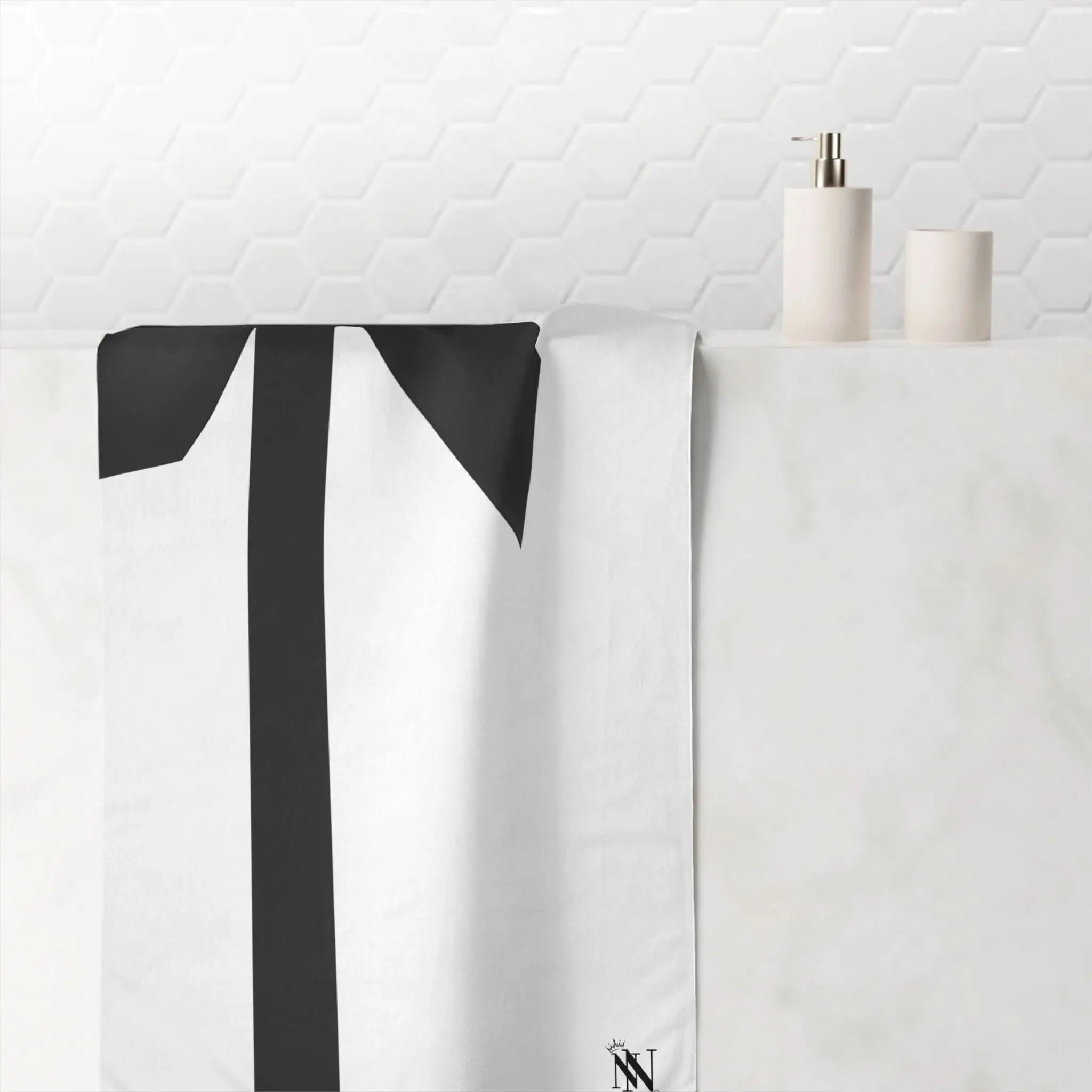 Unwrap Me Black Bow | Mix & Match Naughty XL Fun-Flirty Lovers’ Towels