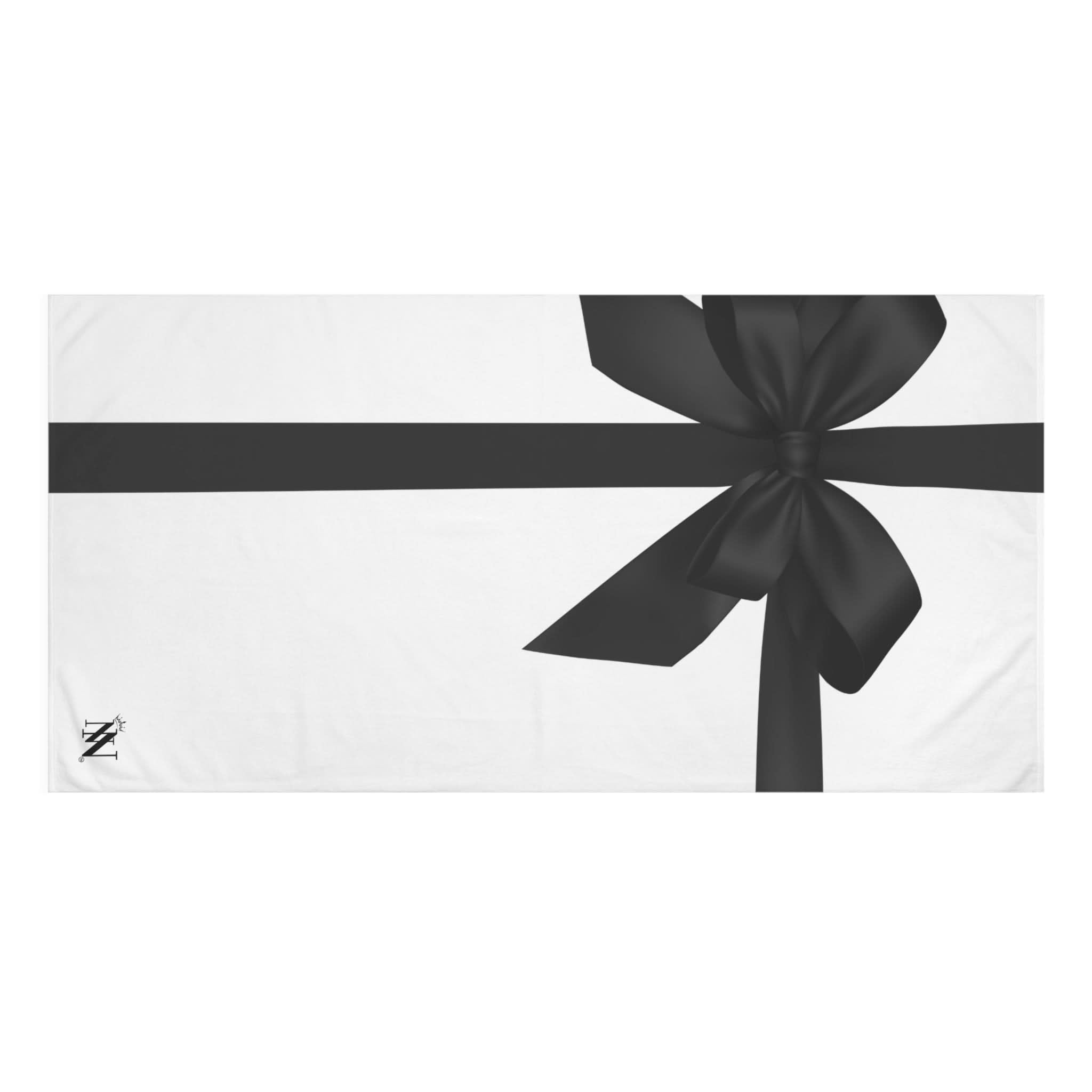 Unwrap Me Black Bow | Mix & Match Naughty XL Fun-Flirty Lovers’ Towels
