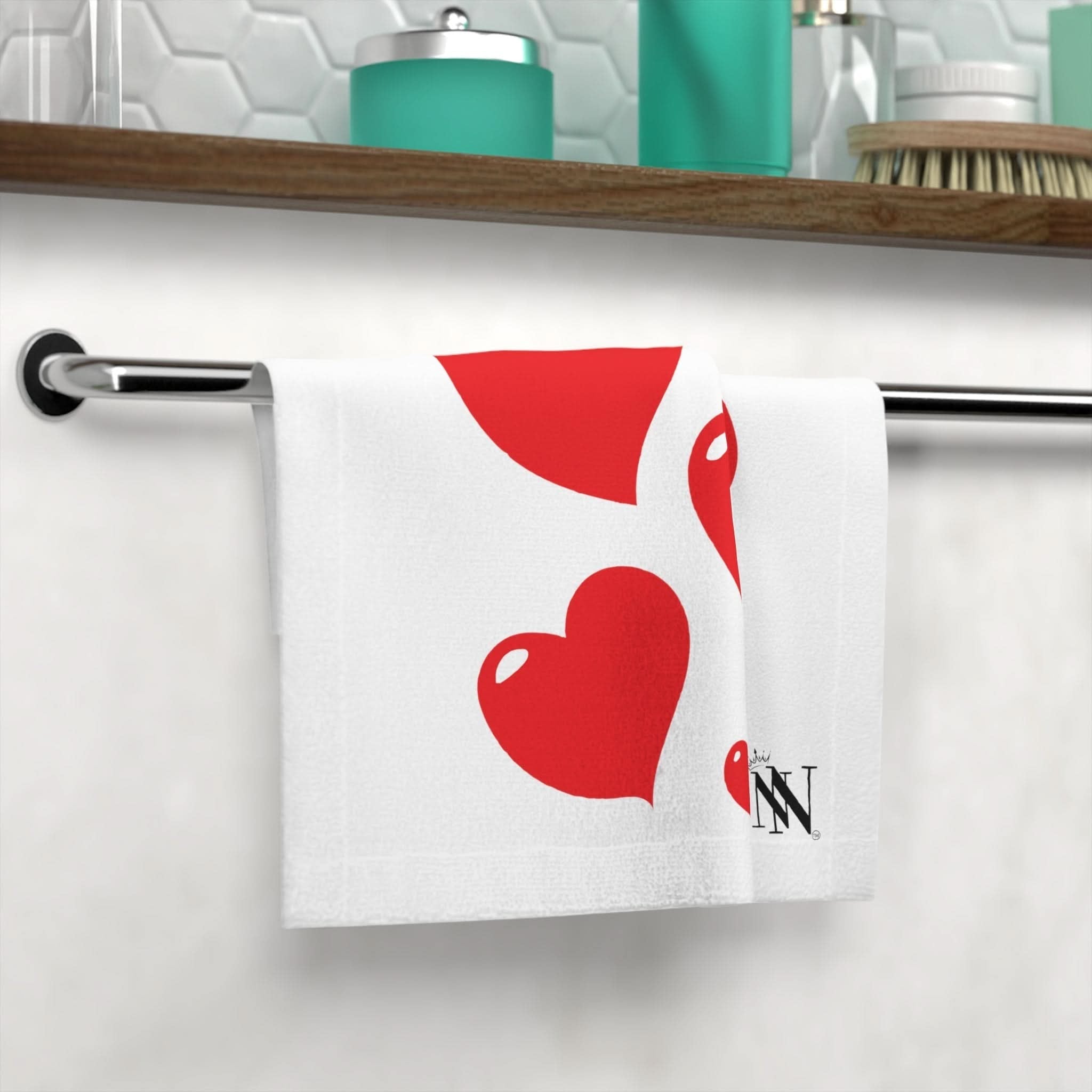 V-day Bubble Heart | Mix & Match Lils’ Fun-Flirty Lovers’ Towels