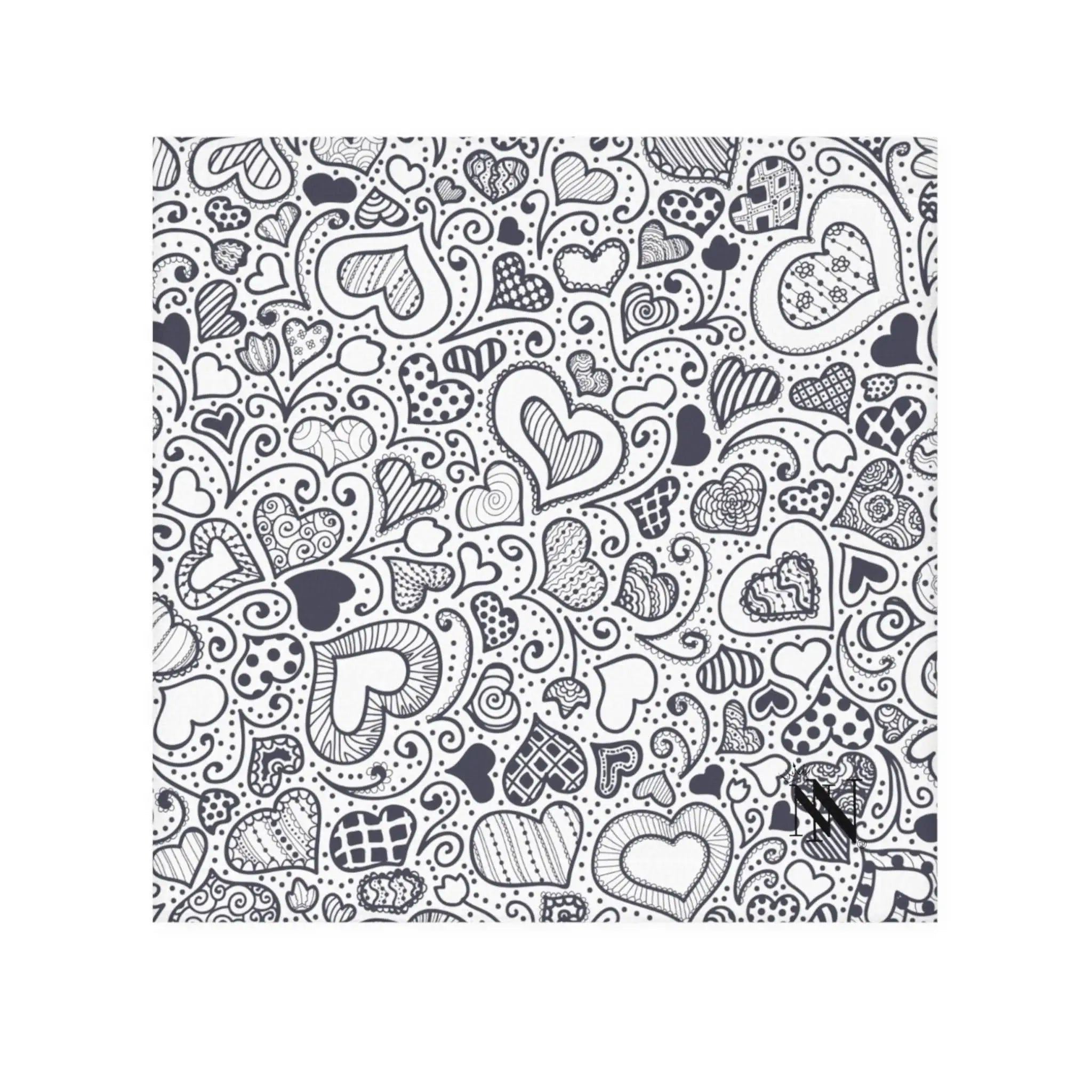 V-day Grey Hearts | Mix & Match Lils’ Fun-Flirty Lovers’ Towels