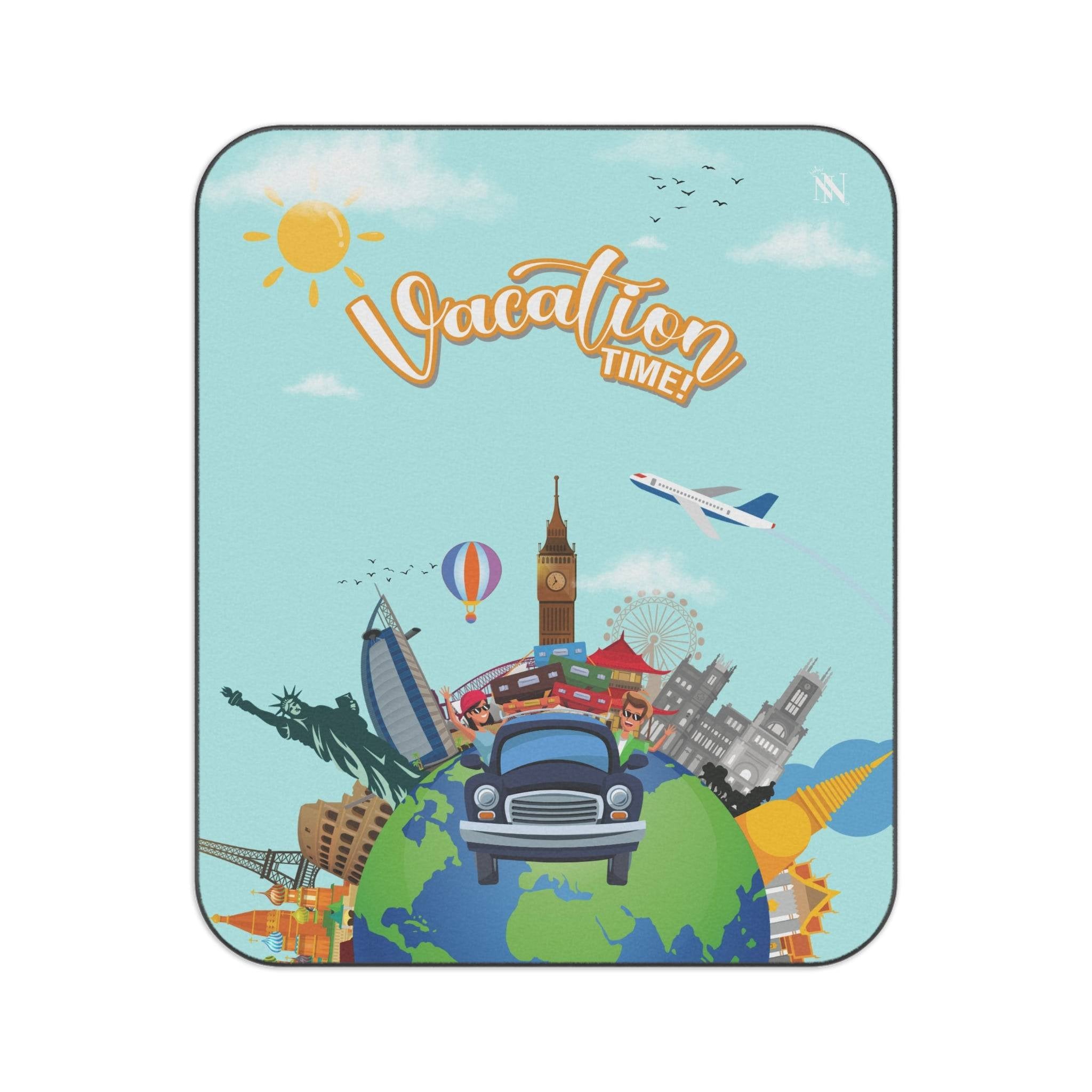 Vacation Time | Mix Match Fun-Flirty Lovers’ Water-Resistant Blankets