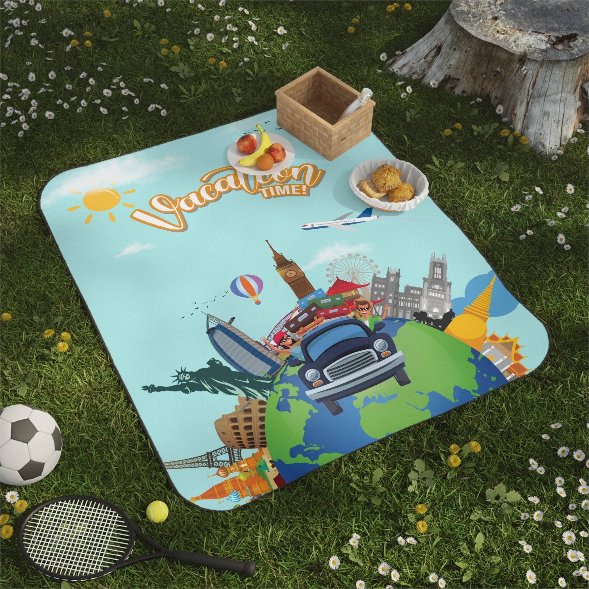 Vacation Time | Mix Match Fun-Flirty Lovers’ Water-Resistant Blankets
