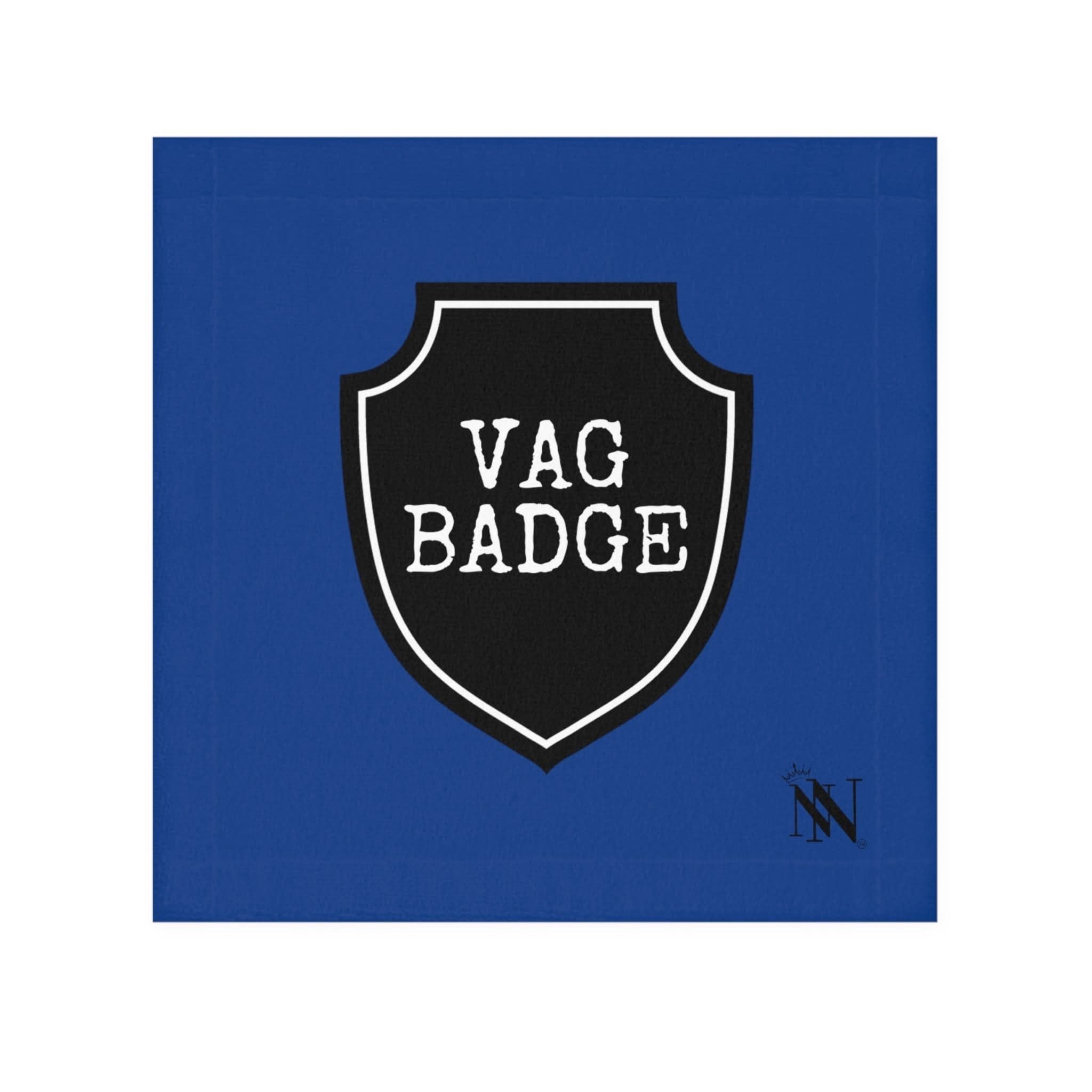 Vag Badge Blue | Mix & Match Lils’ Fun-Flirty Lovers’ Towels