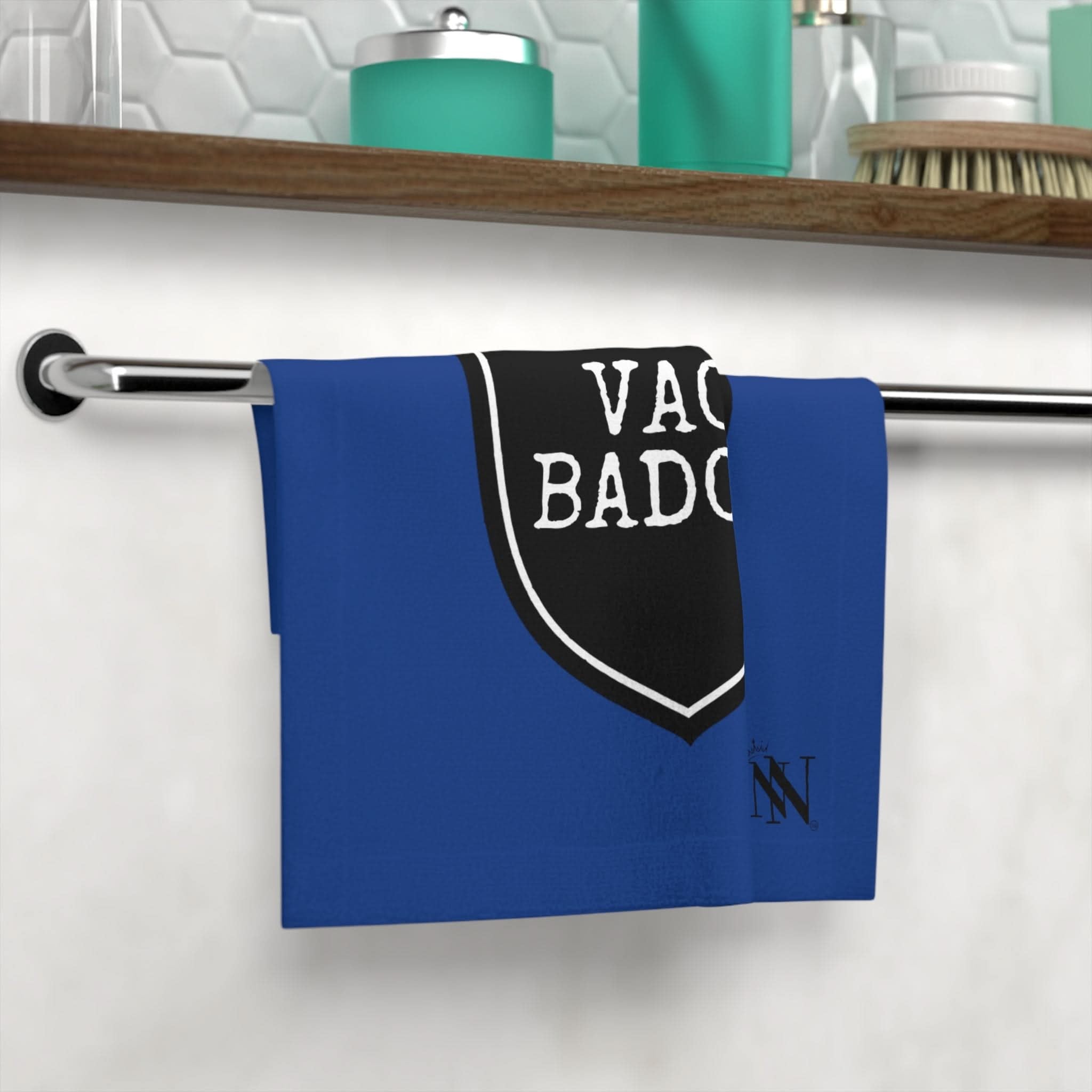 Vag Badge Blue | Mix & Match Lils’ Fun-Flirty Lovers’ Towels