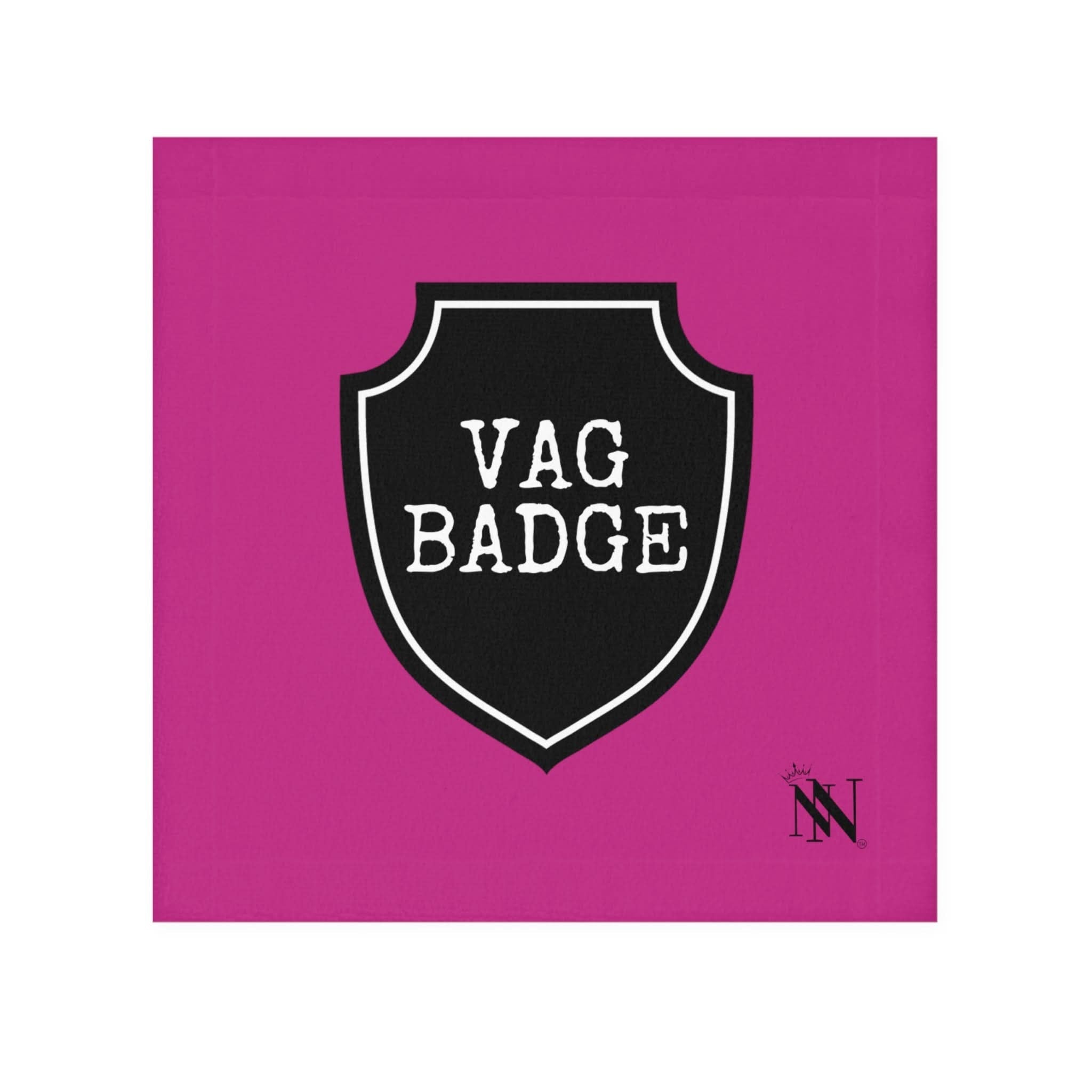 Vag Badge Fuscia | Mix & Match Lils’ Fun-Flirty Lovers’ Towels
