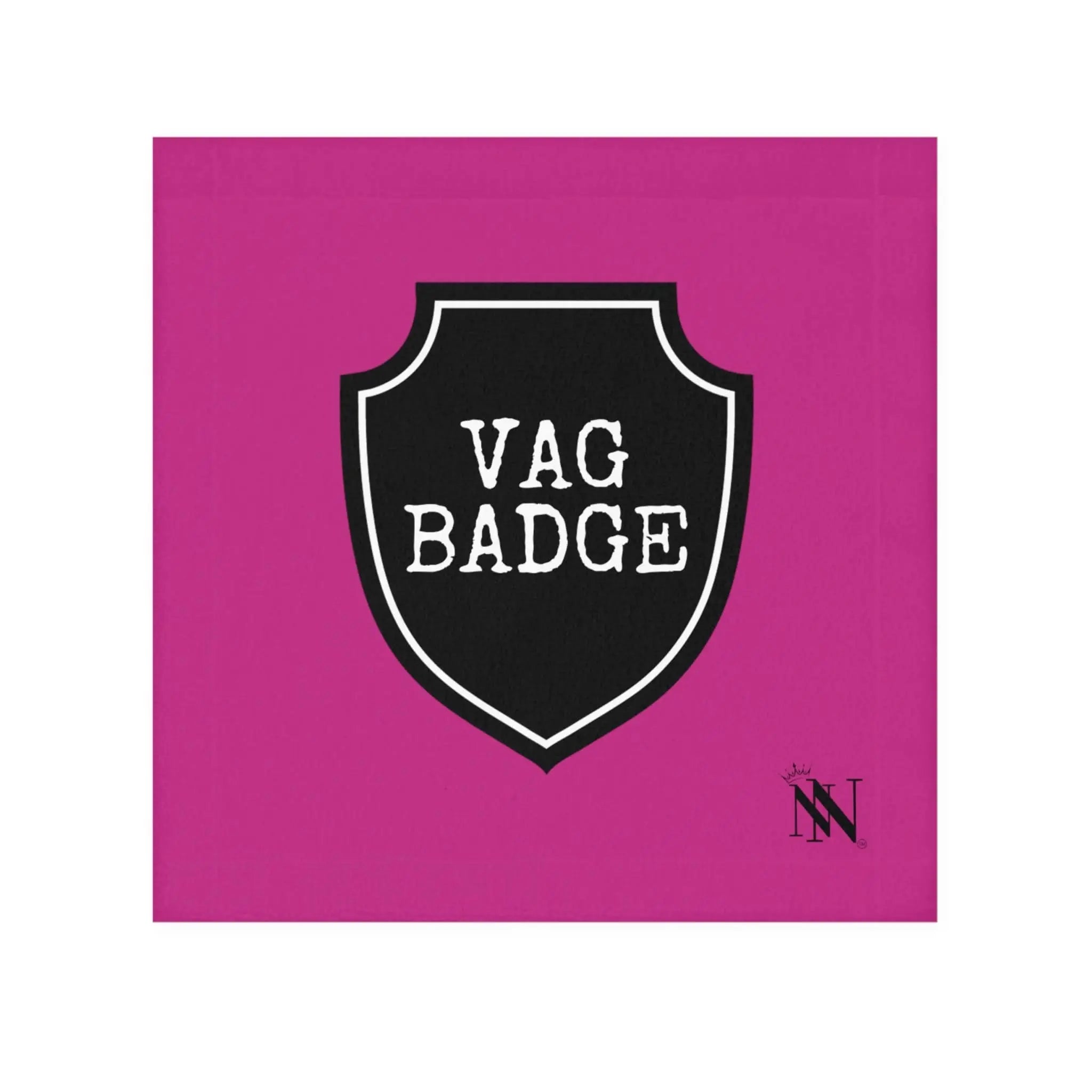 Vag Badge Fuscia | Mix & Match Lils’ Fun-Flirty Lovers’ Towels
