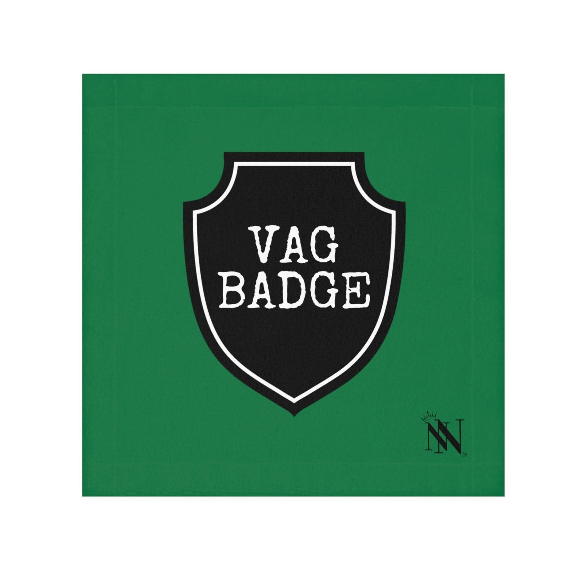 Vag Badge Green | Mix & Match Lils’ Fun-Flirty Lovers’ Towels