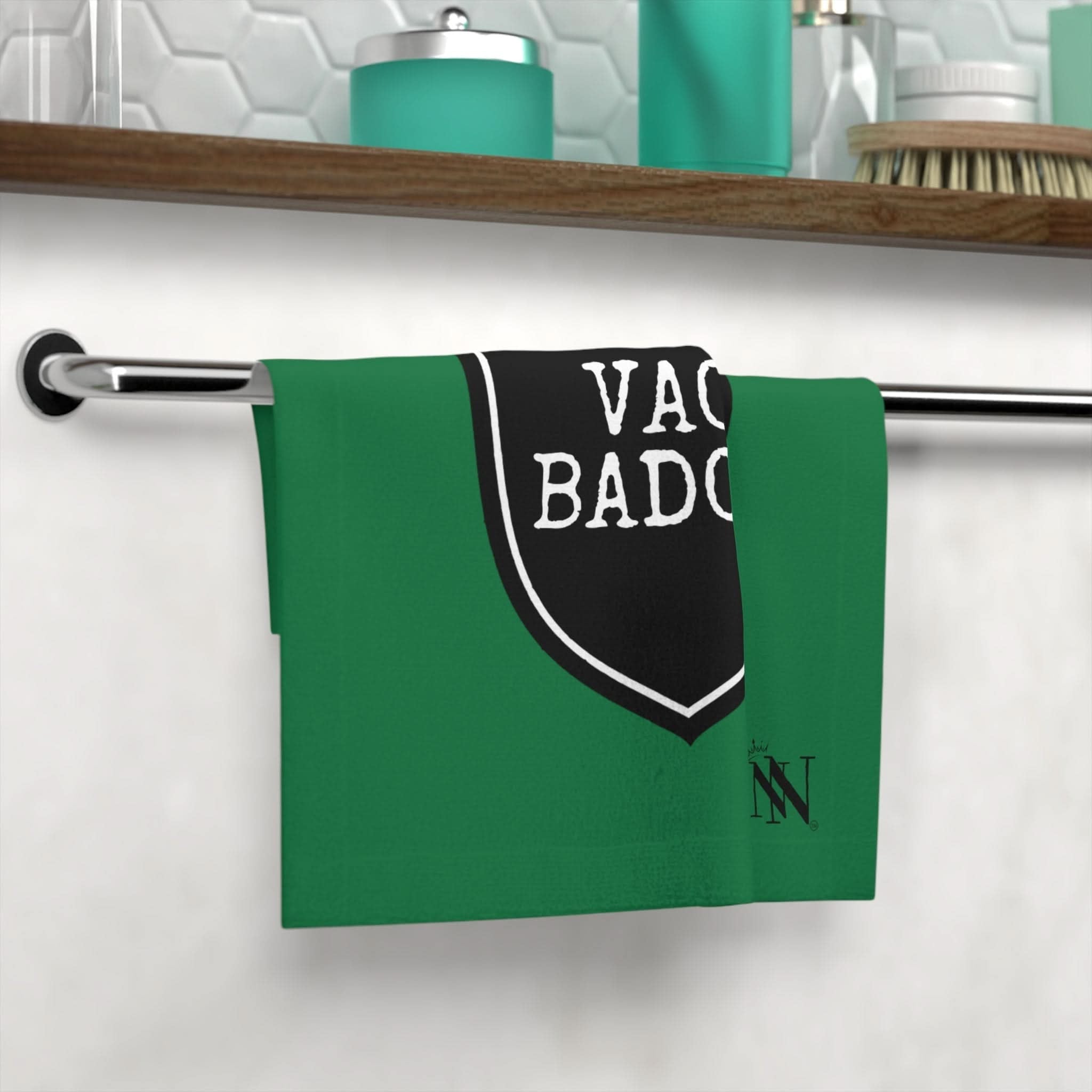 Vag Badge Green | Mix & Match Lils’ Fun-Flirty Lovers’ Towels