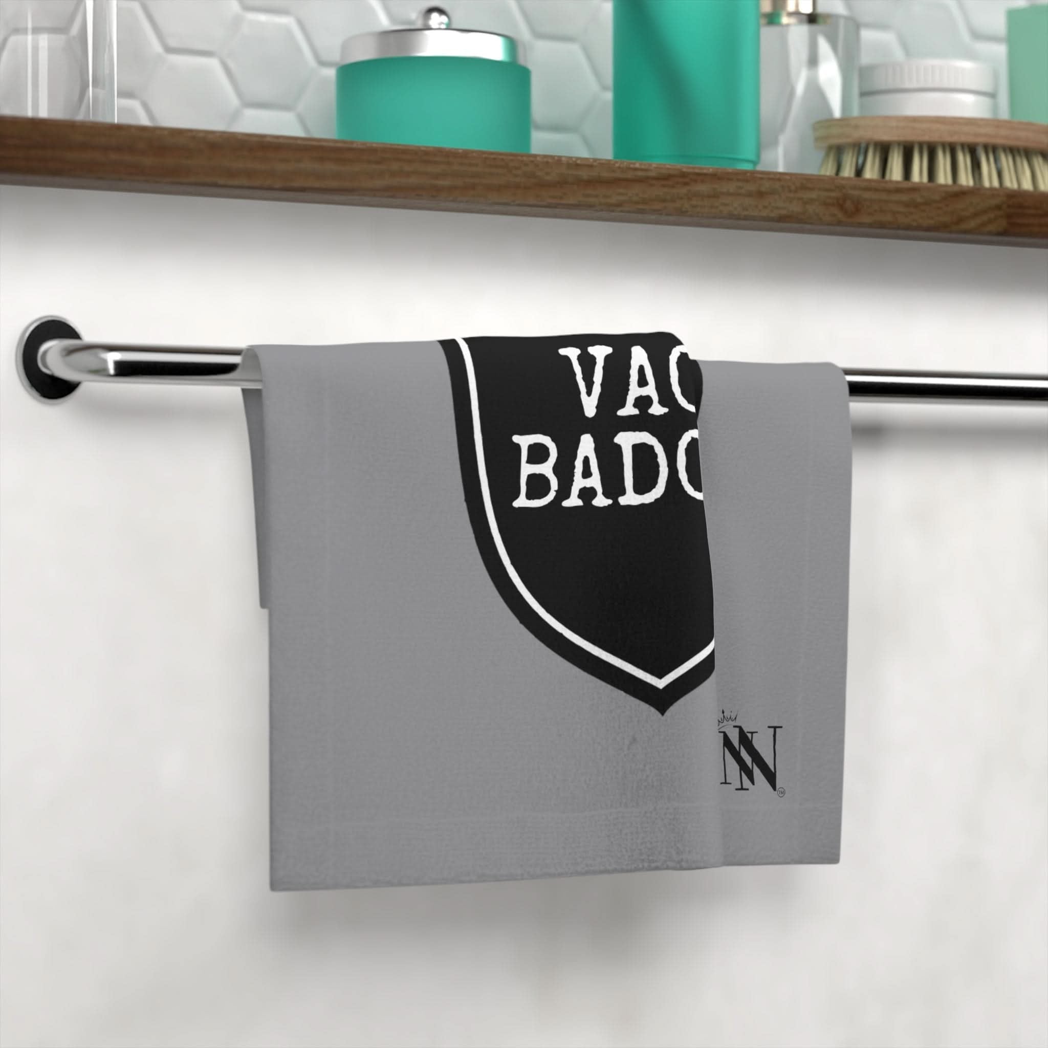 Vag Badge Grey | Mix & Match Lils’ Fun-Flirty Lovers’ Towels