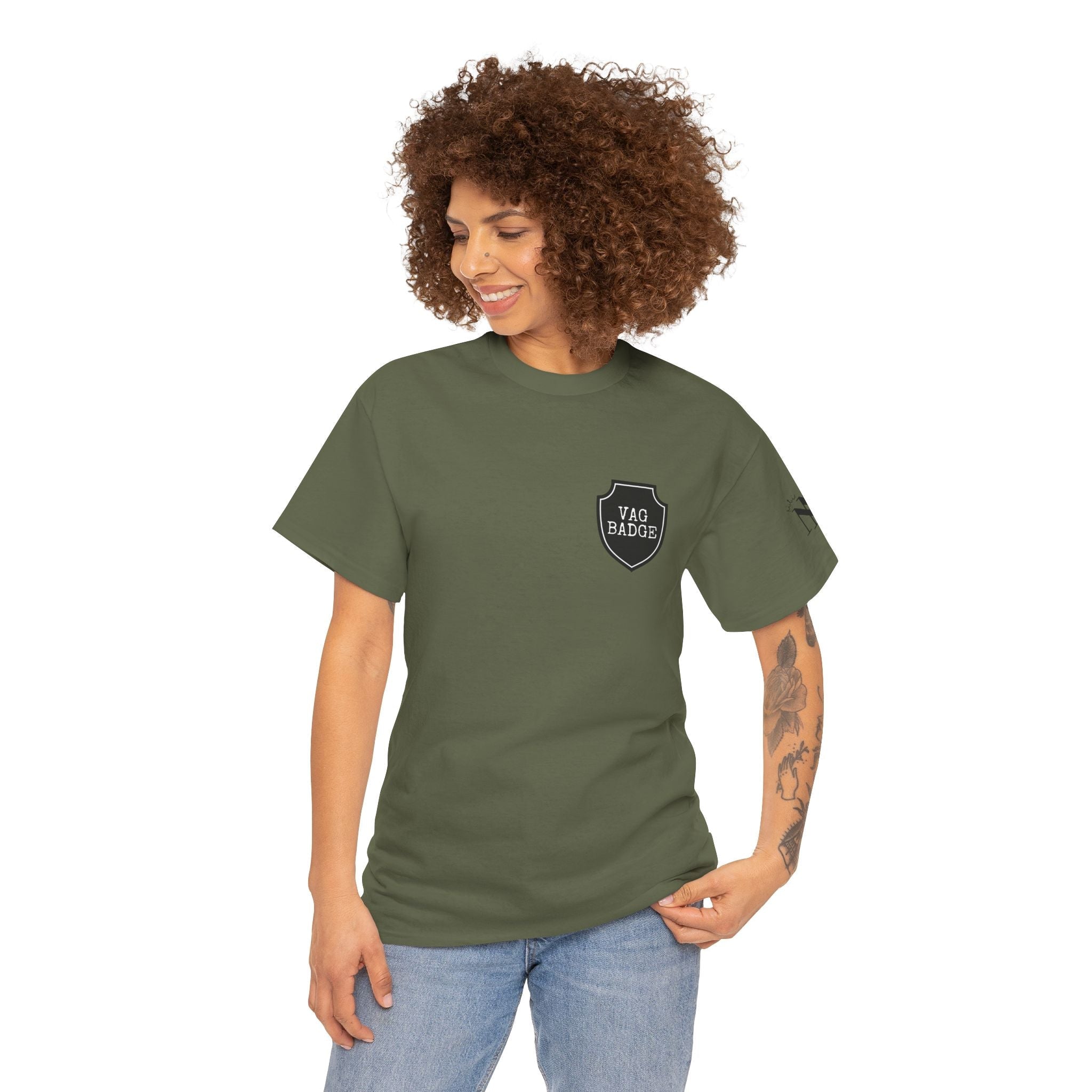 Vag Badge | Mix & Match 100% Cotton Unisex Fun-Flirty Lovers’ Tees